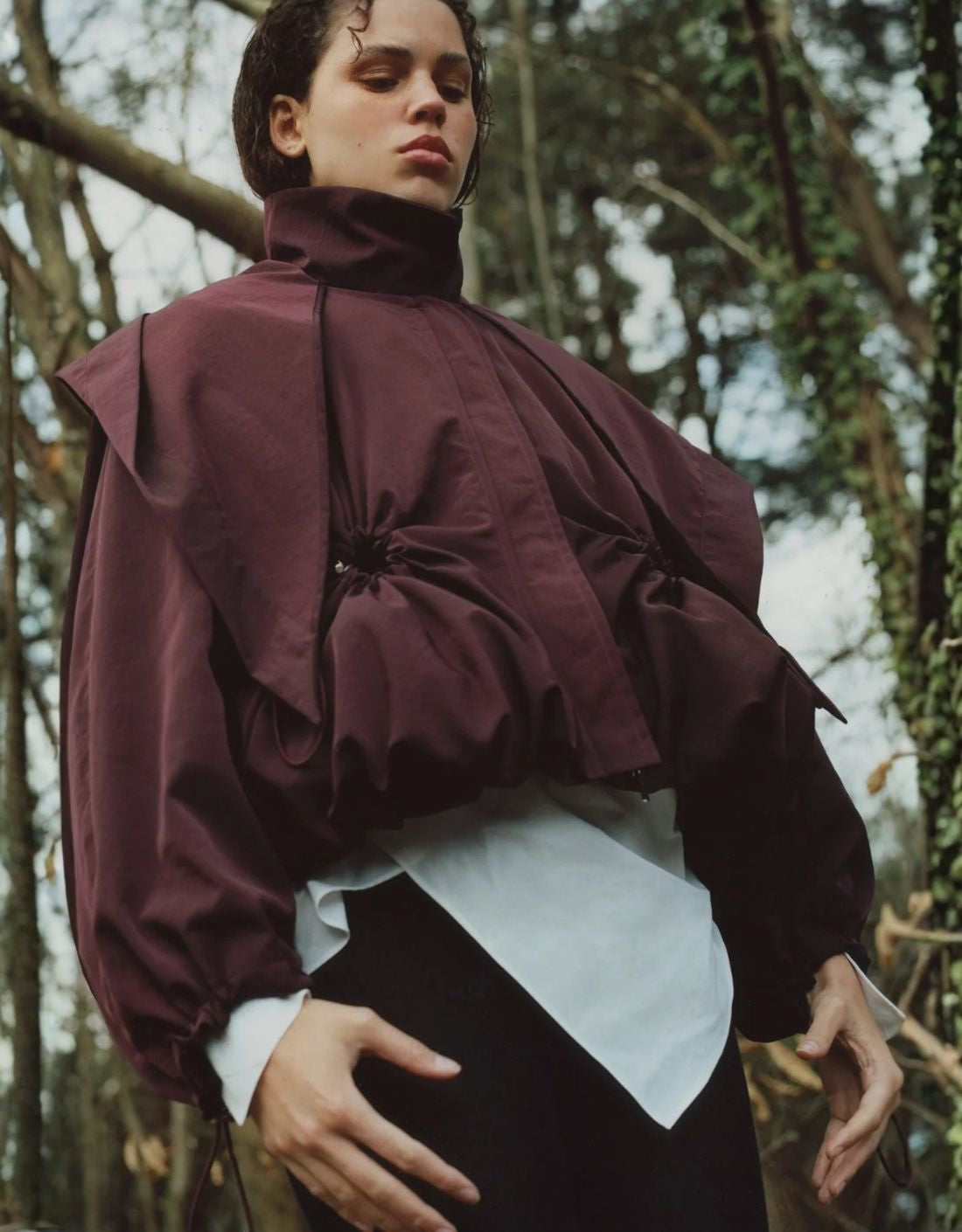 Bomber burgundy "Water repellent"