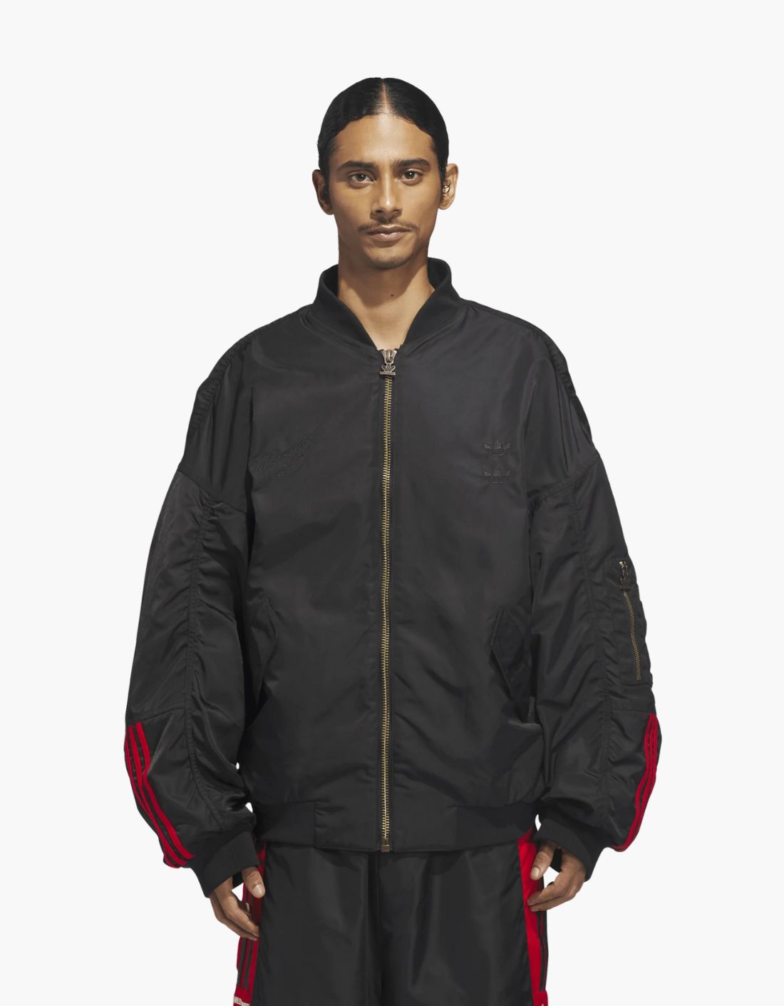 Blouson aviateur en satin - ADIDAS X WILLY CHAVARRÍA