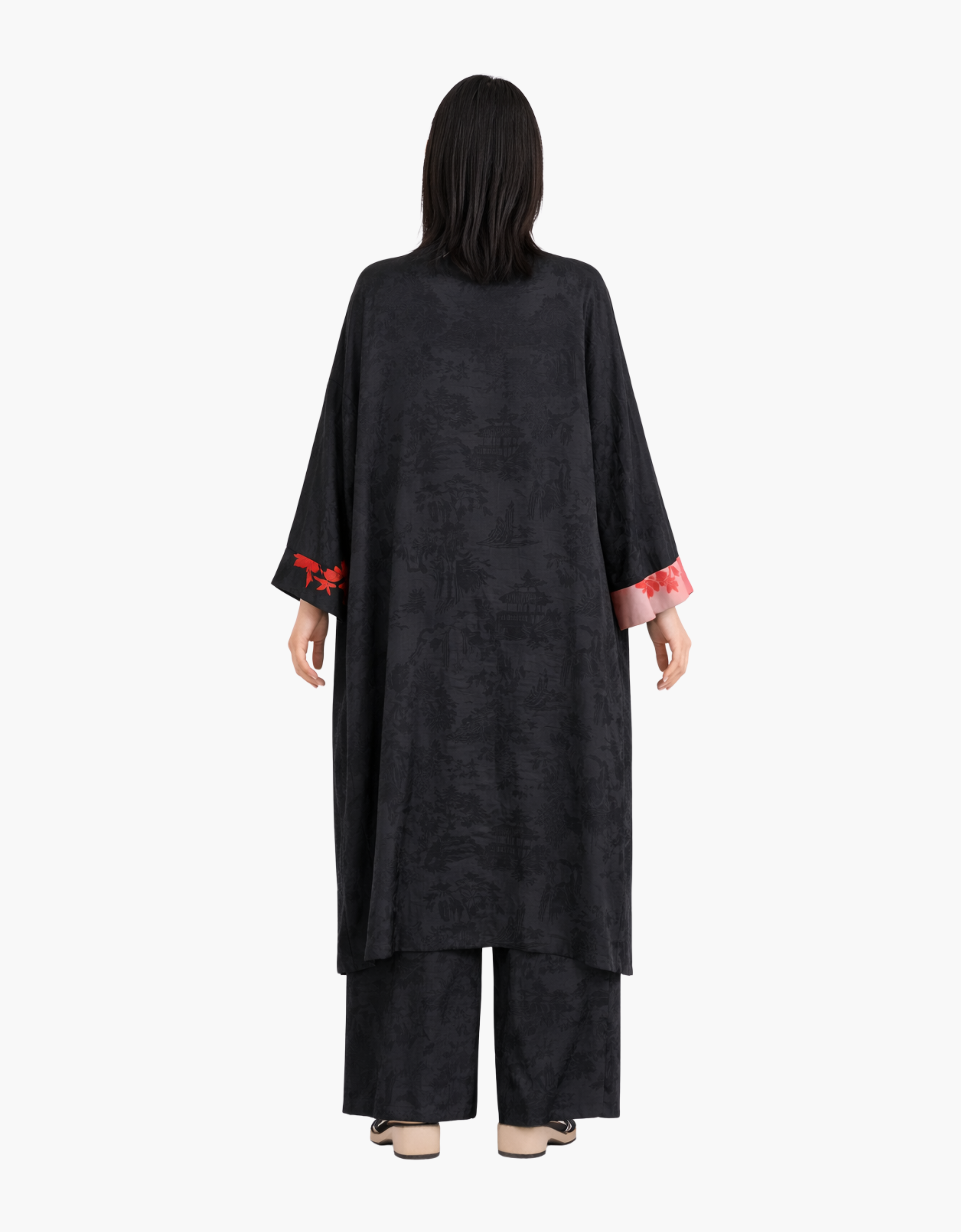 Kimono "jaquard mix"