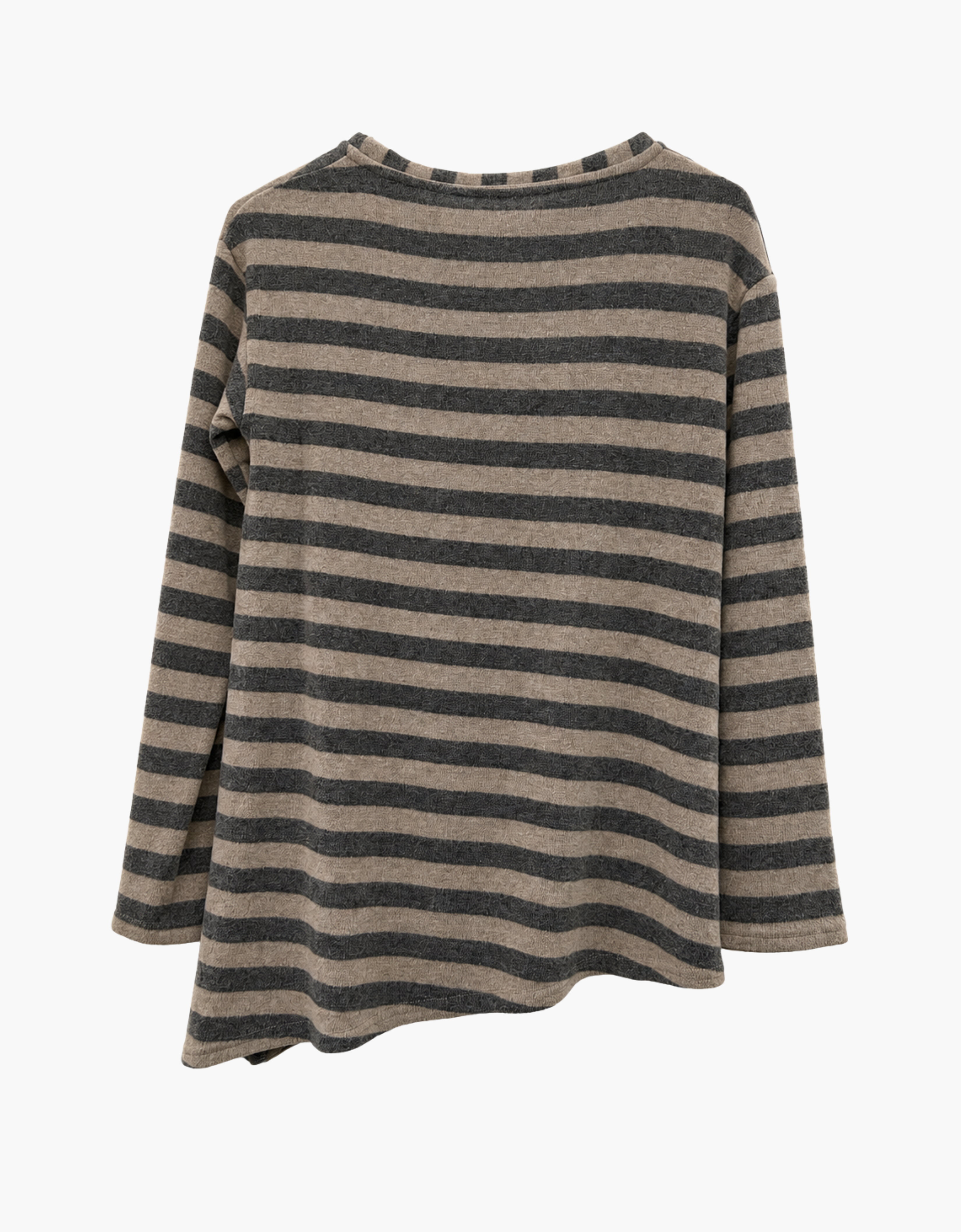Jersey abertura lateral "Stripe Argilla" - T017ST