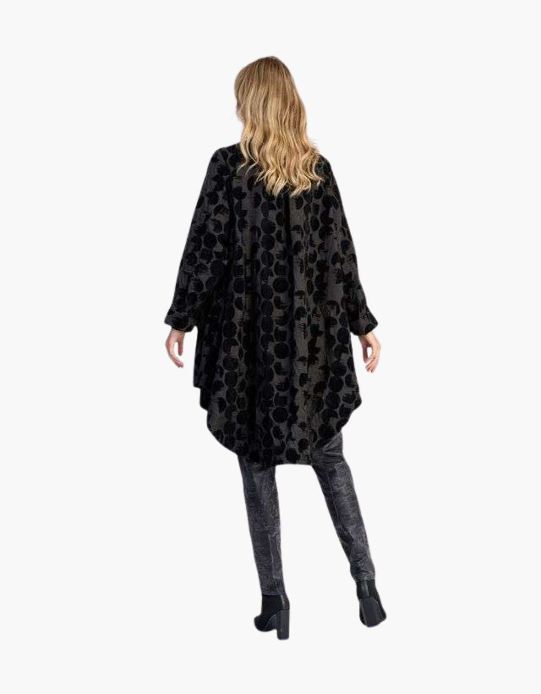 Chaqueta circulos de terciopelo "Crescent"