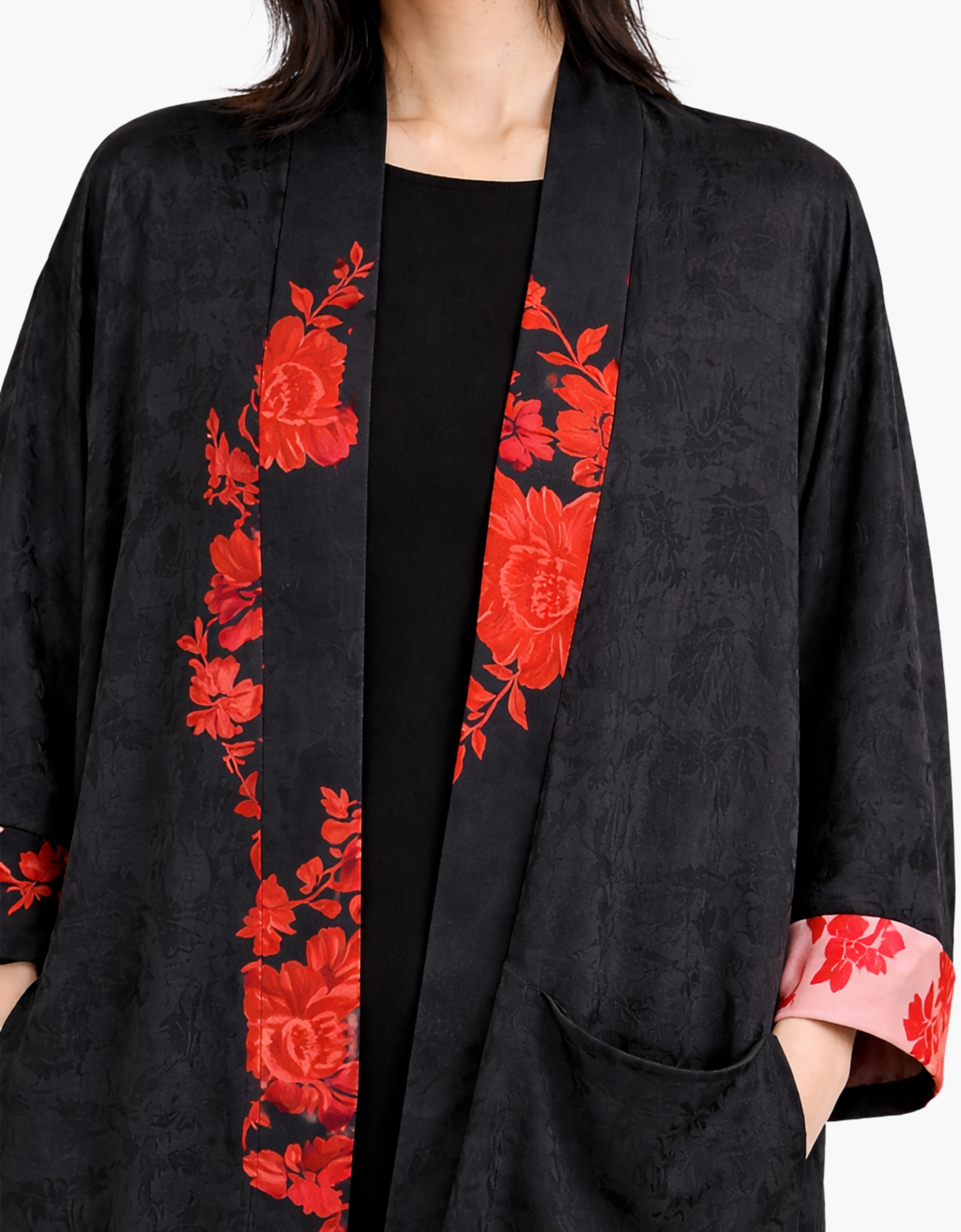 Kimono "jaquard mix"