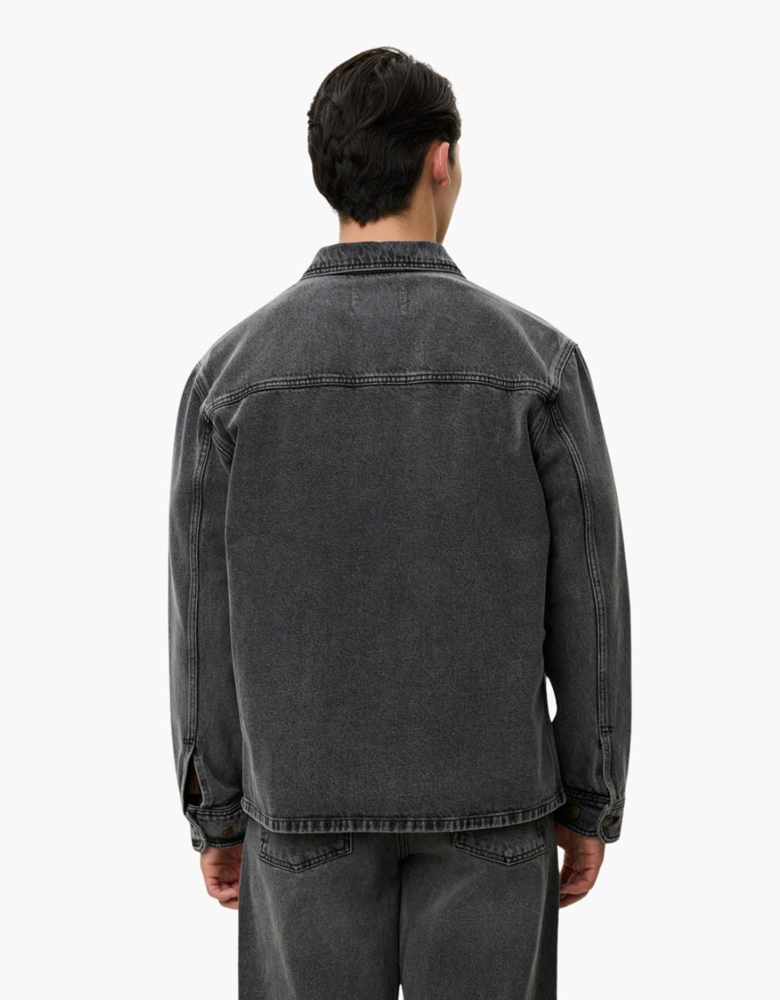 "Loan Washed" cotton overshirt