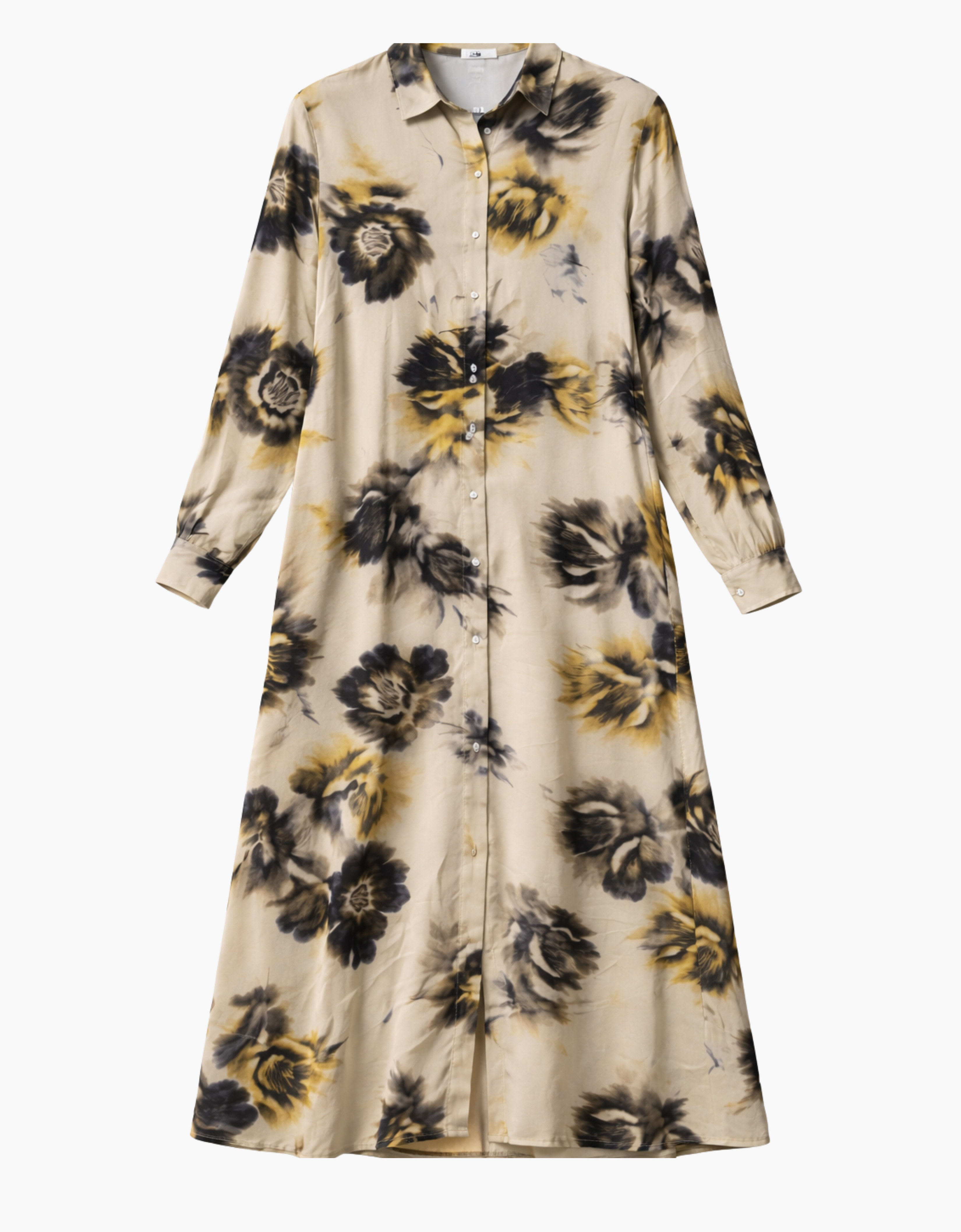Vestido largo "Floral punto"