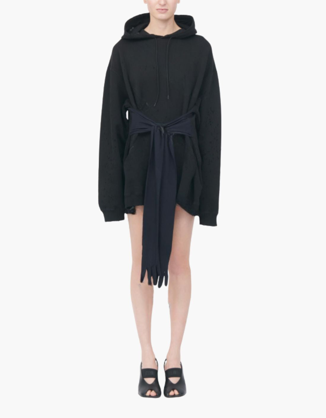 Sudadera con capucha y guantes MM6