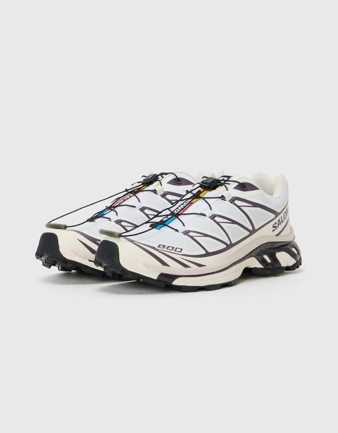 Salomon XT-6 (White / Vanilla Ice / Plum Perfect)