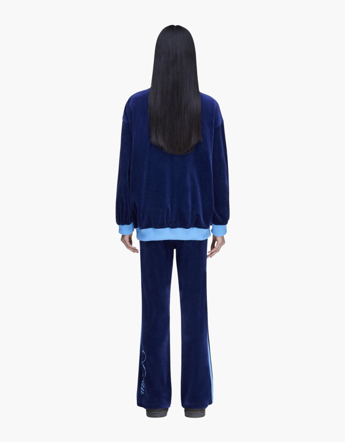 Sudadera con zipper "DK Blue Velvet" AVAVAV x ADIDAS