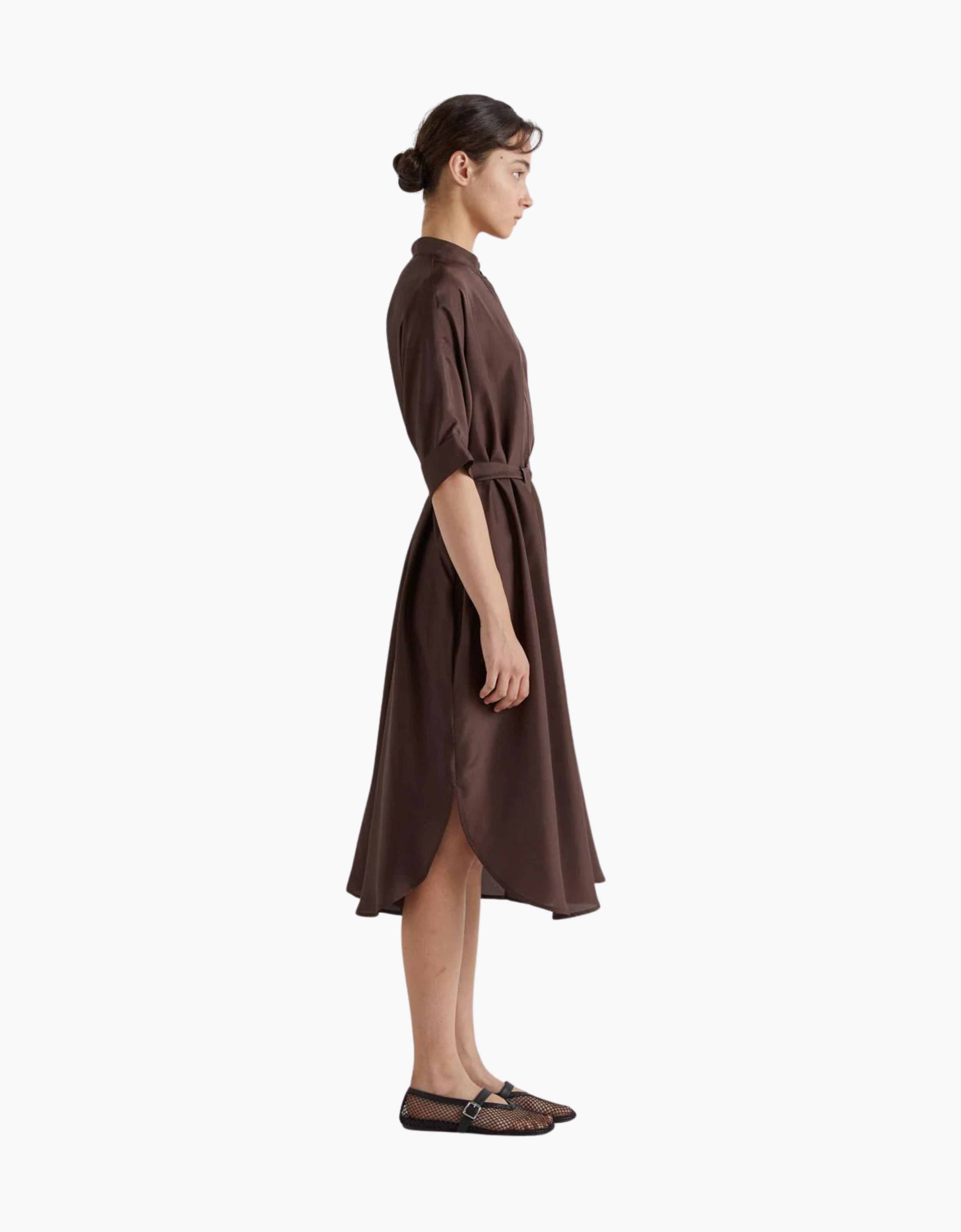 vestido con cintura "Abbinata"
