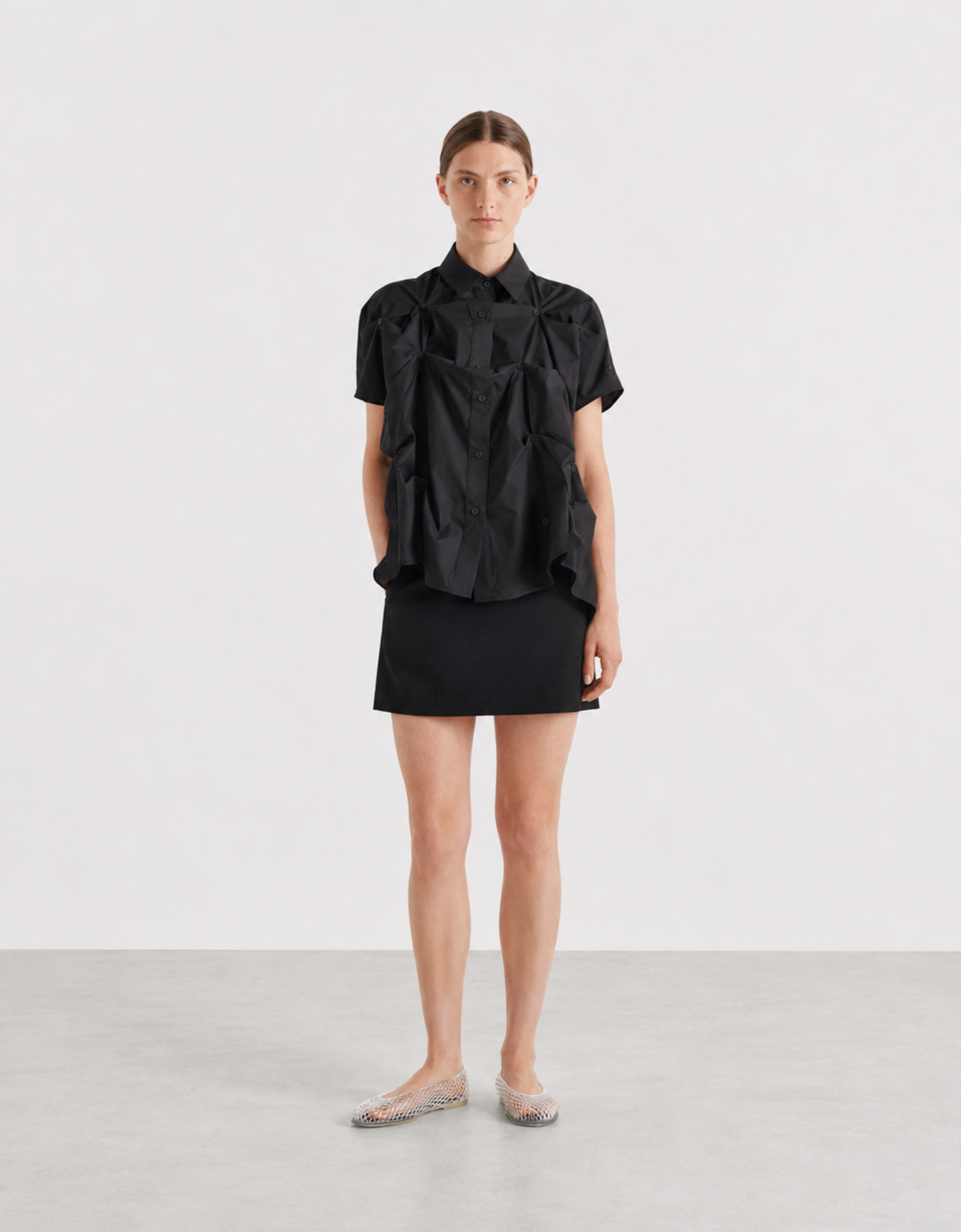 Camisa botones amplia "Smanicata"