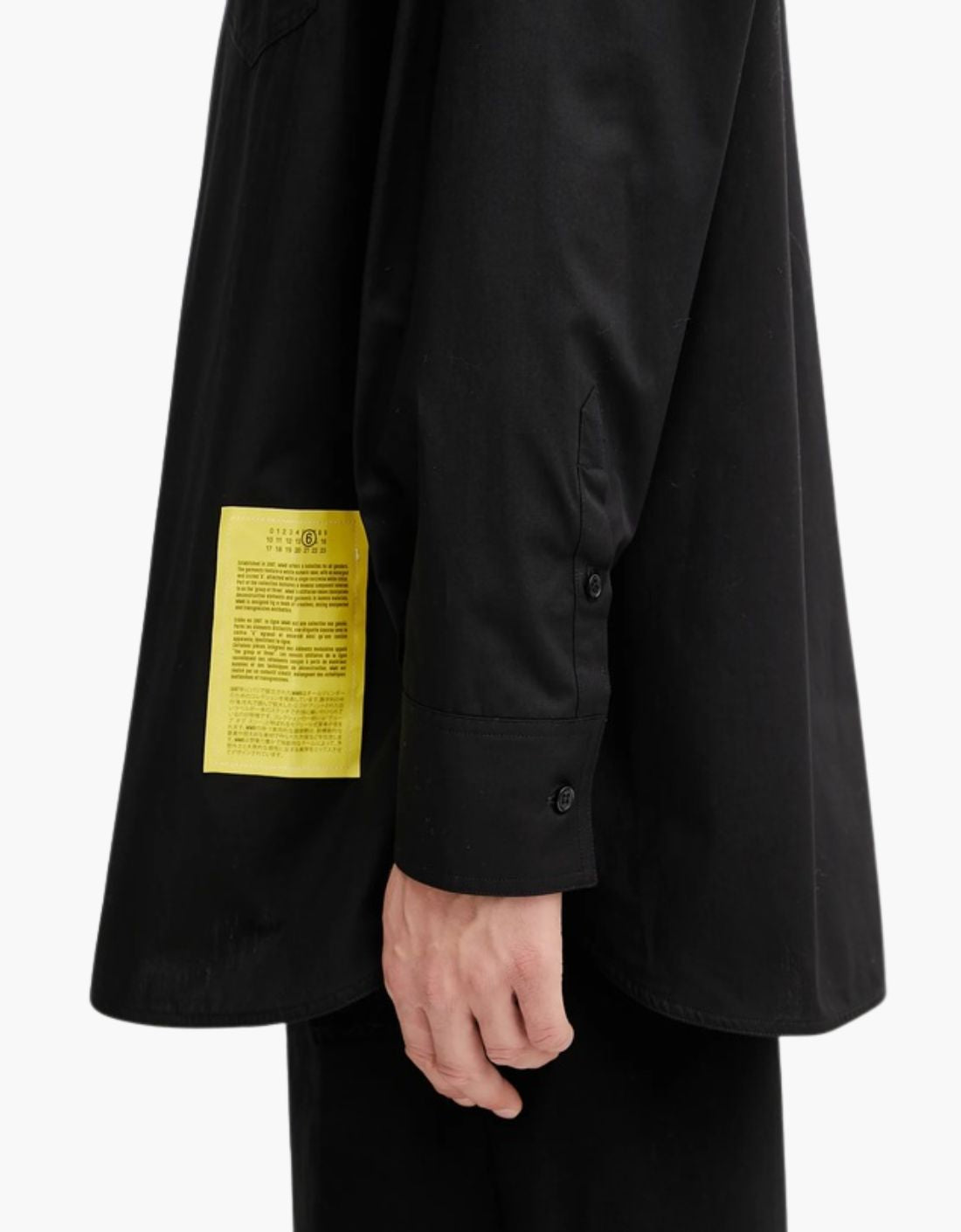 Camisa con bolsillo "Yellow square" - MM6