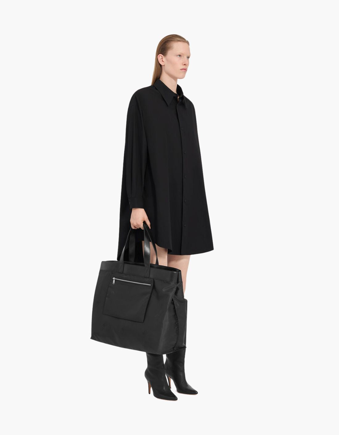 Vestido camisero "Yellow Square" - MM6