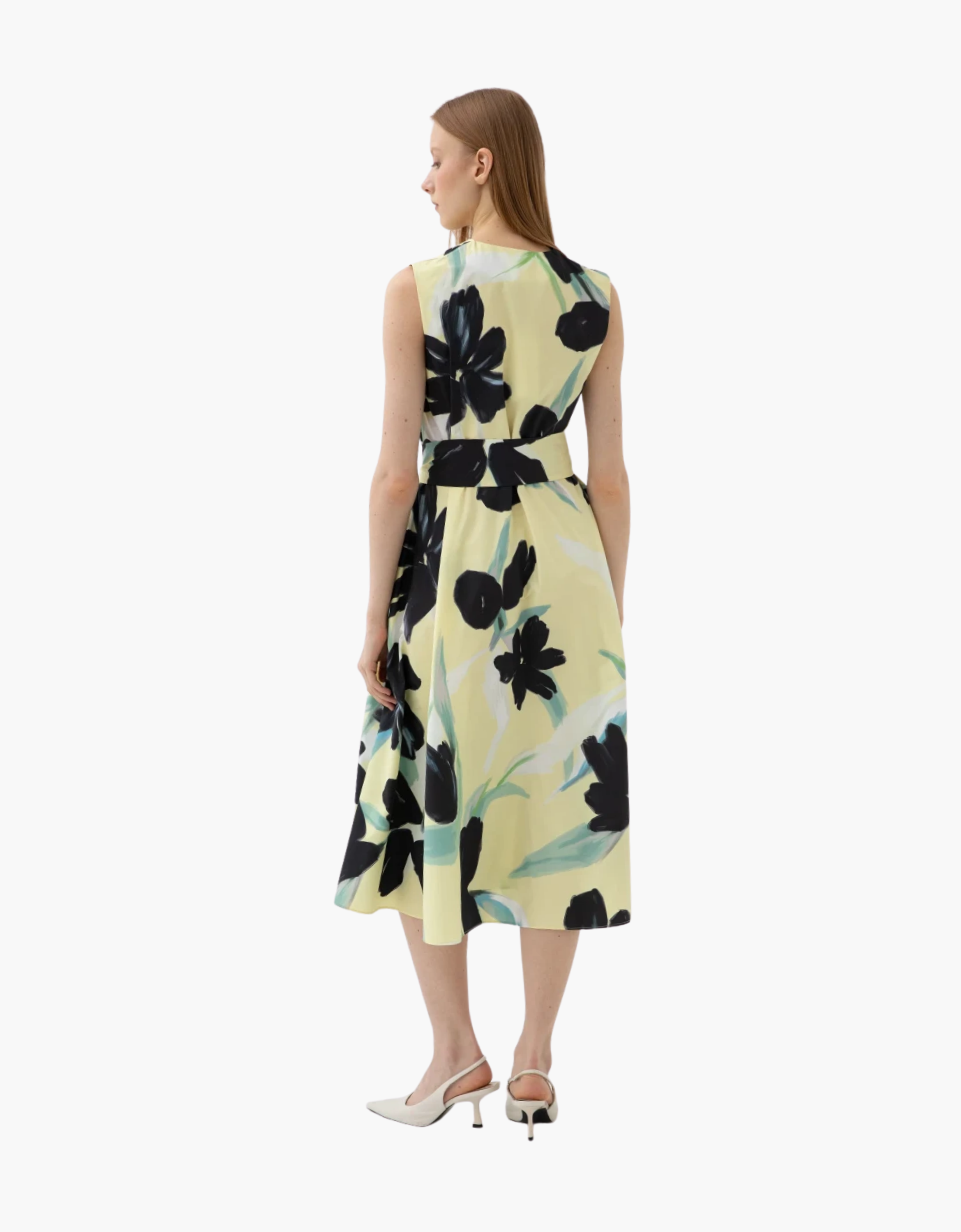 Vestido midi floral