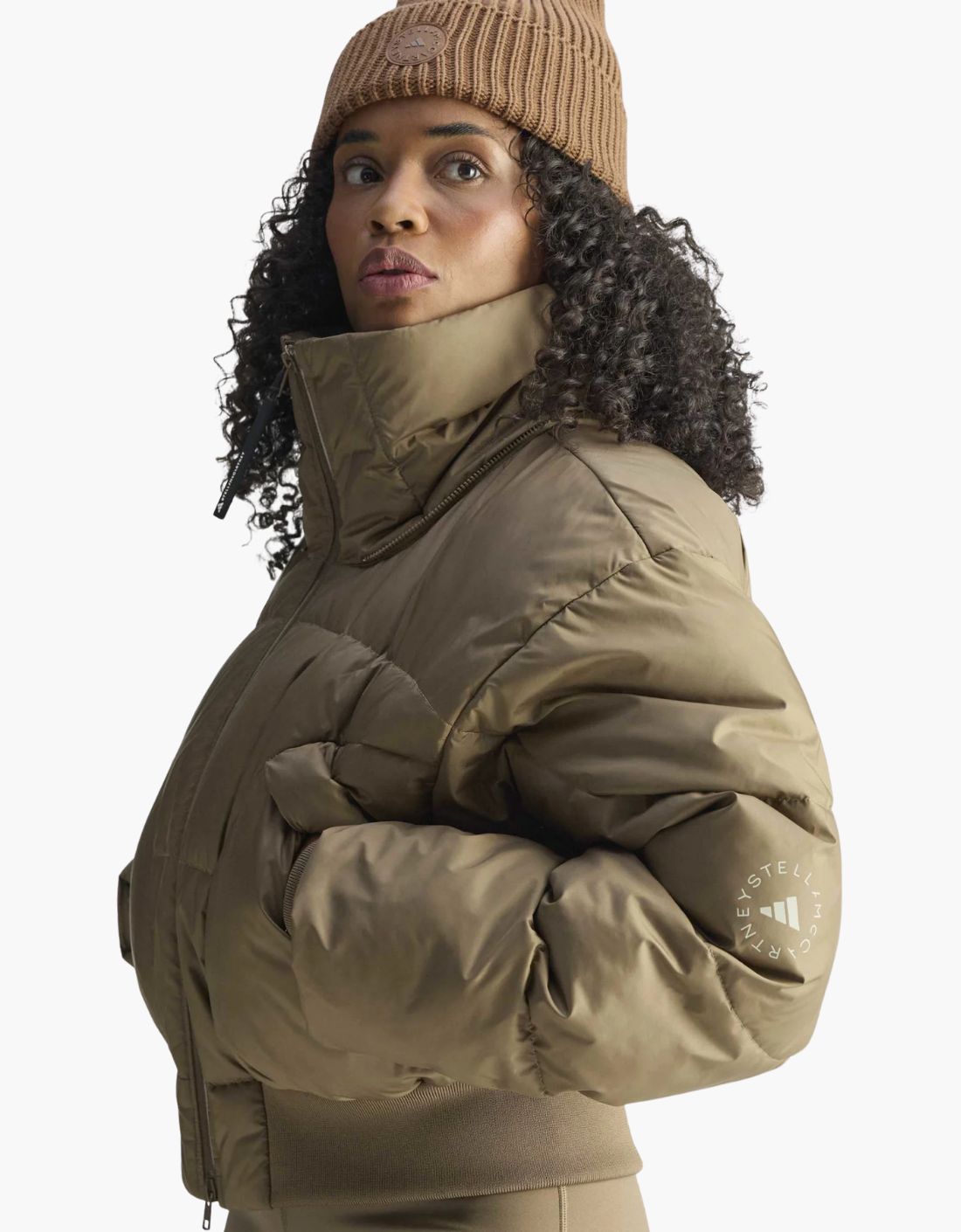 Chaqueta puffer cropped "BRNMOS" - aSMC