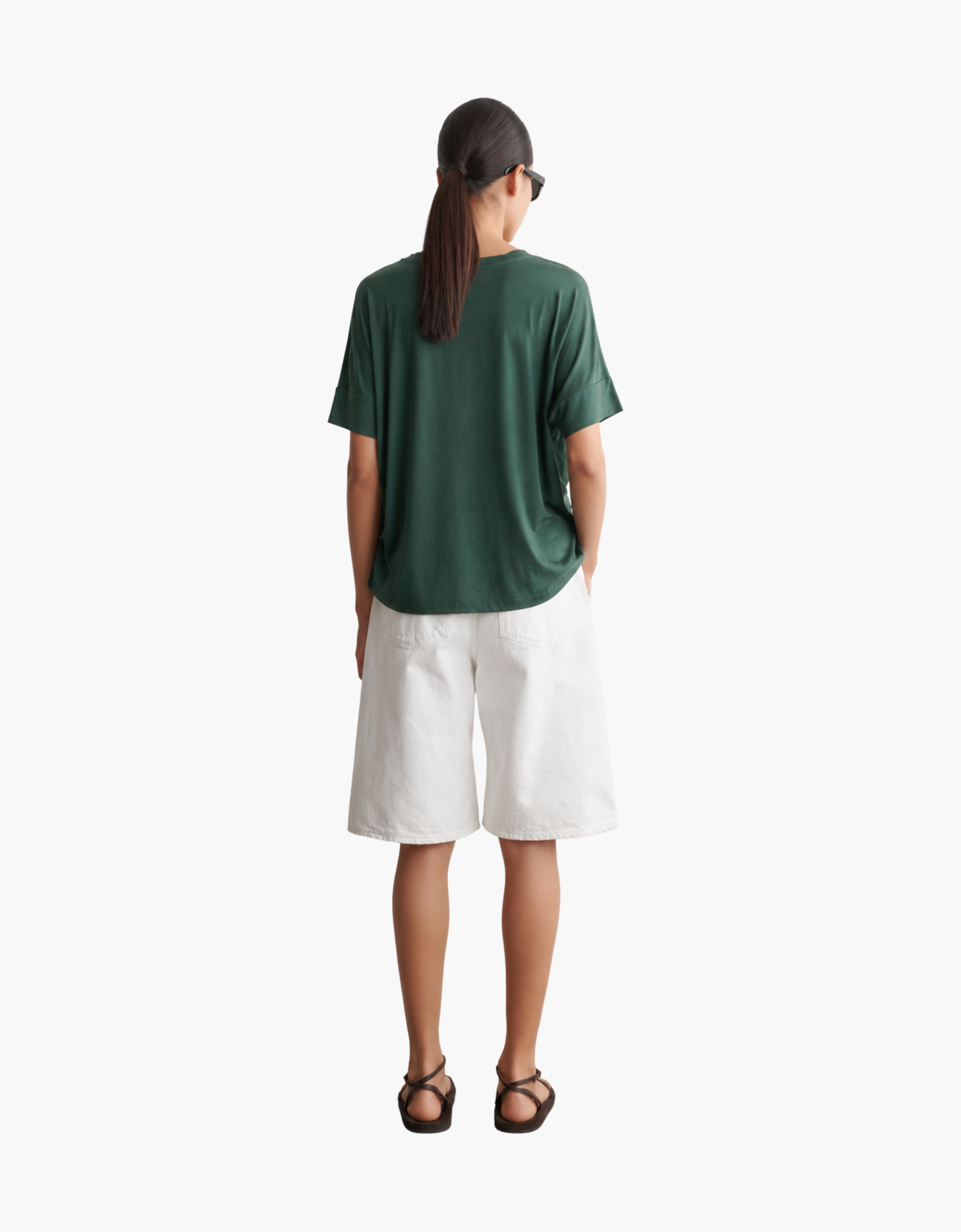 Camiseta maxi "Jersey solid"