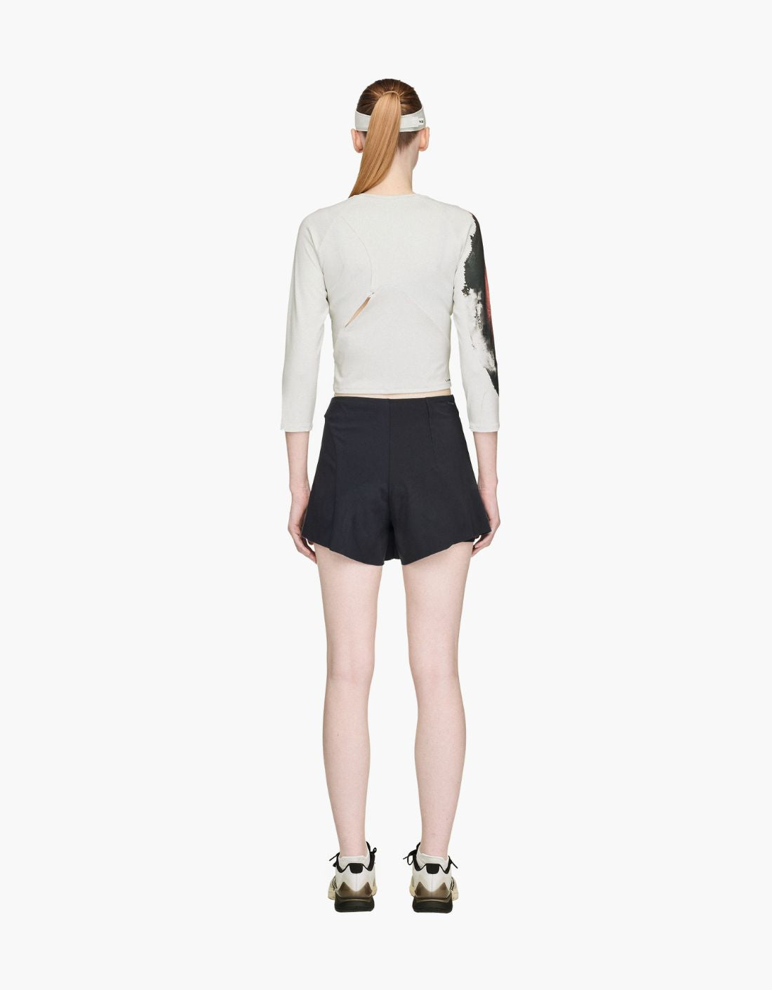 Camiseta crop "Ambar Orbgry" Y-3