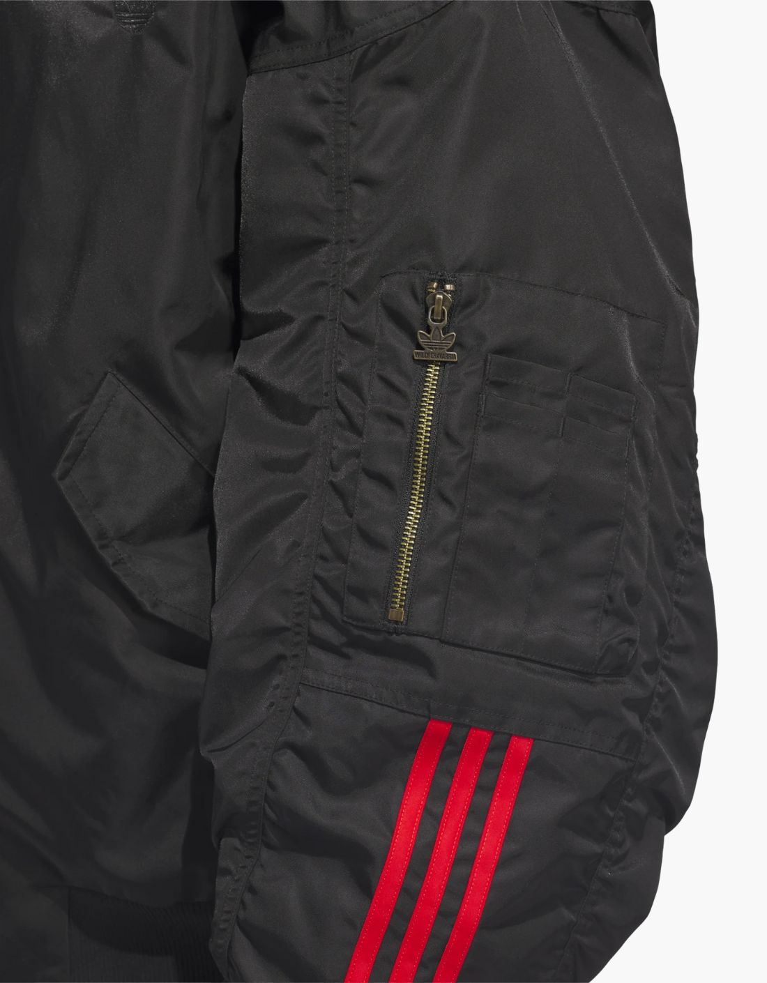 Blouson aviateur en satin - ADIDAS X WILLY CHAVARRÍA