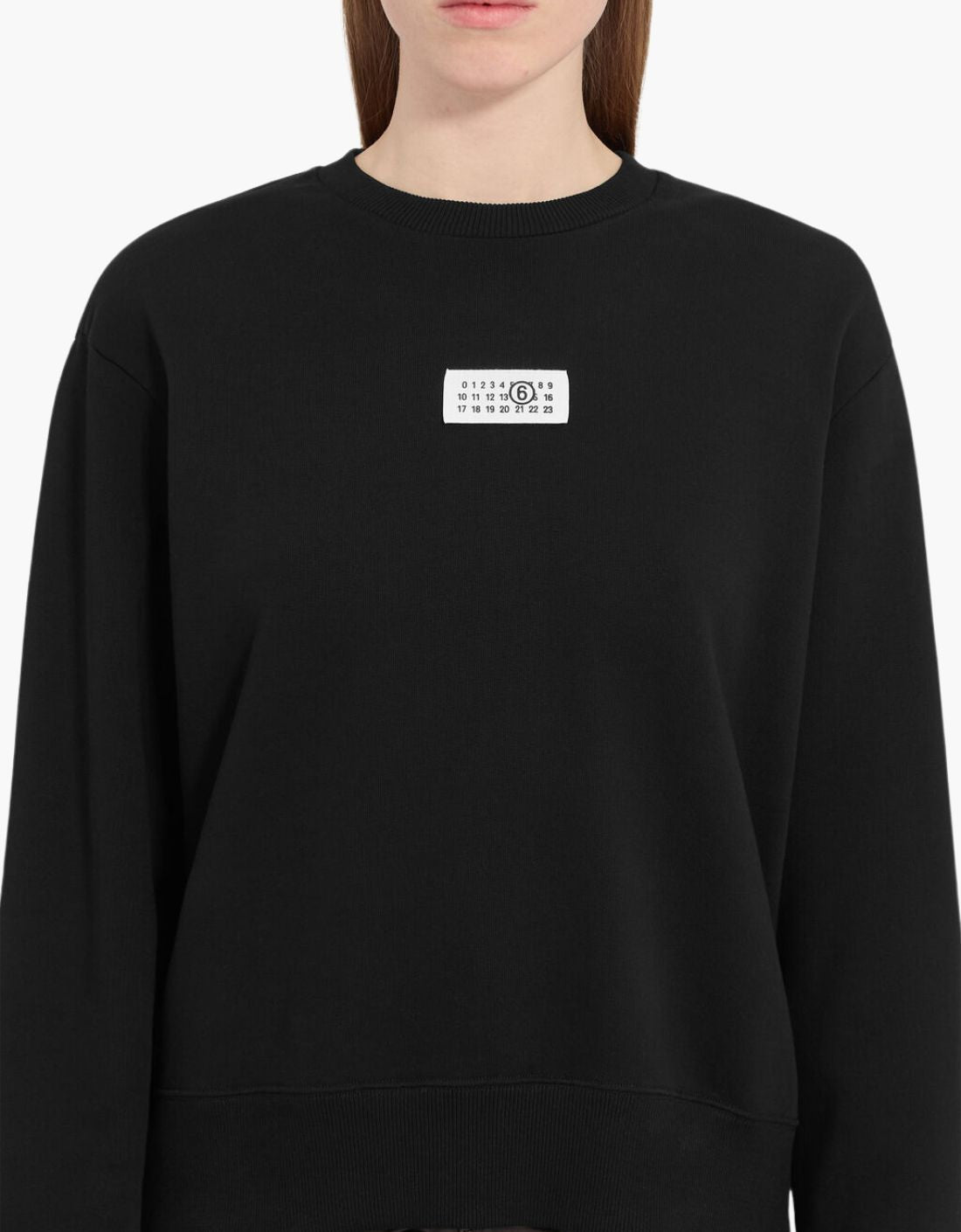 Relaxed fit cotton sweatshirt "Relaxed" - MM6