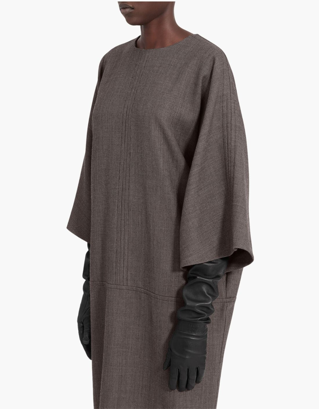 Vestido midi de tweed "Minimal" - MM6