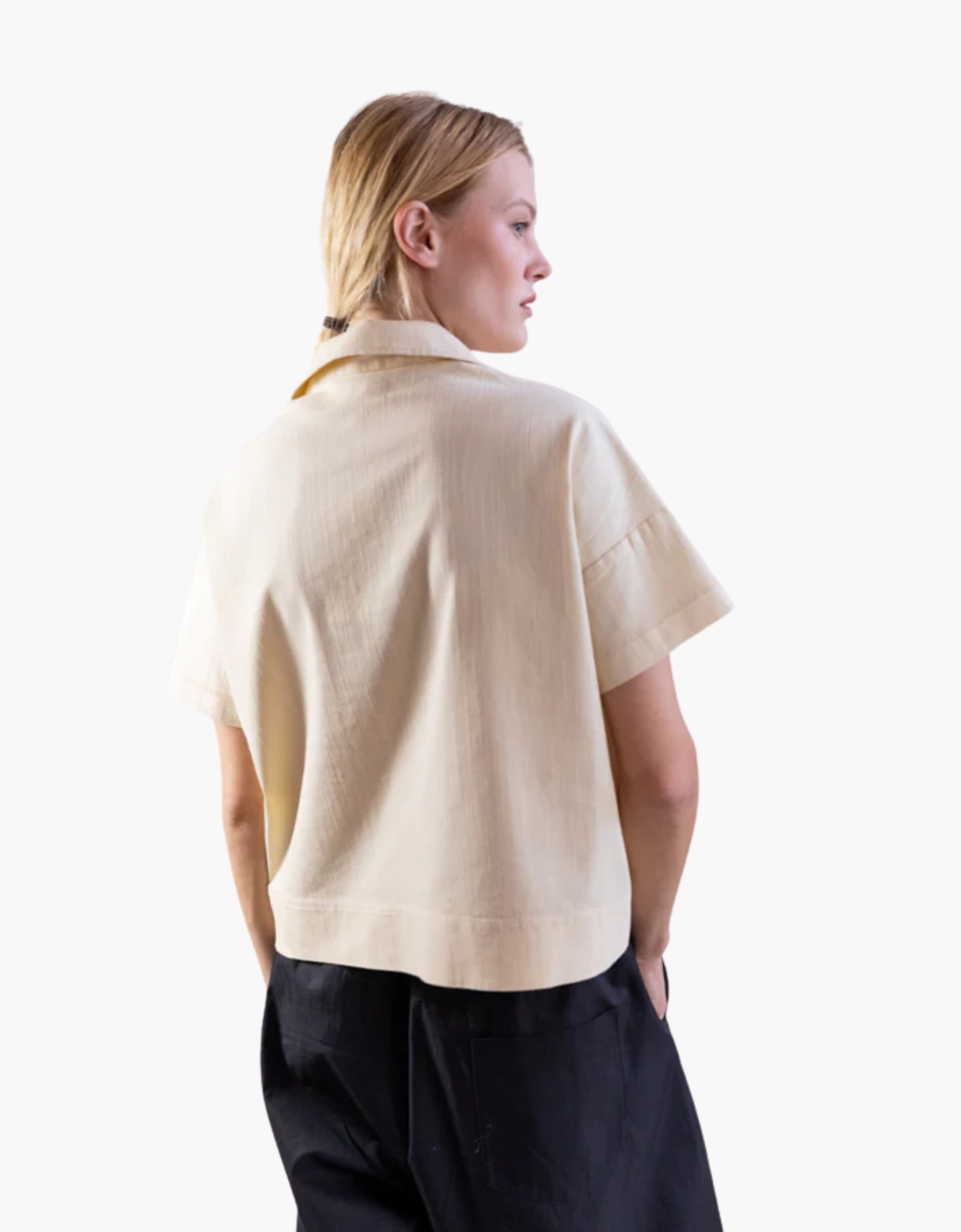 Camisa tejido bordado