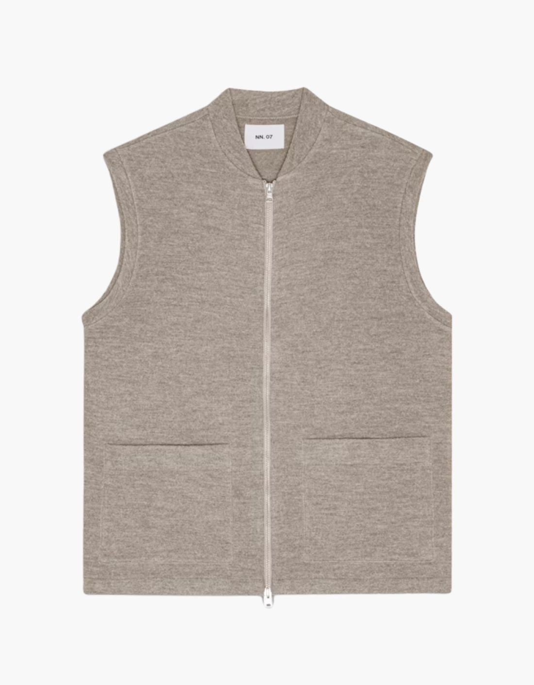 Chaleco lana afieltrada "Boiled"