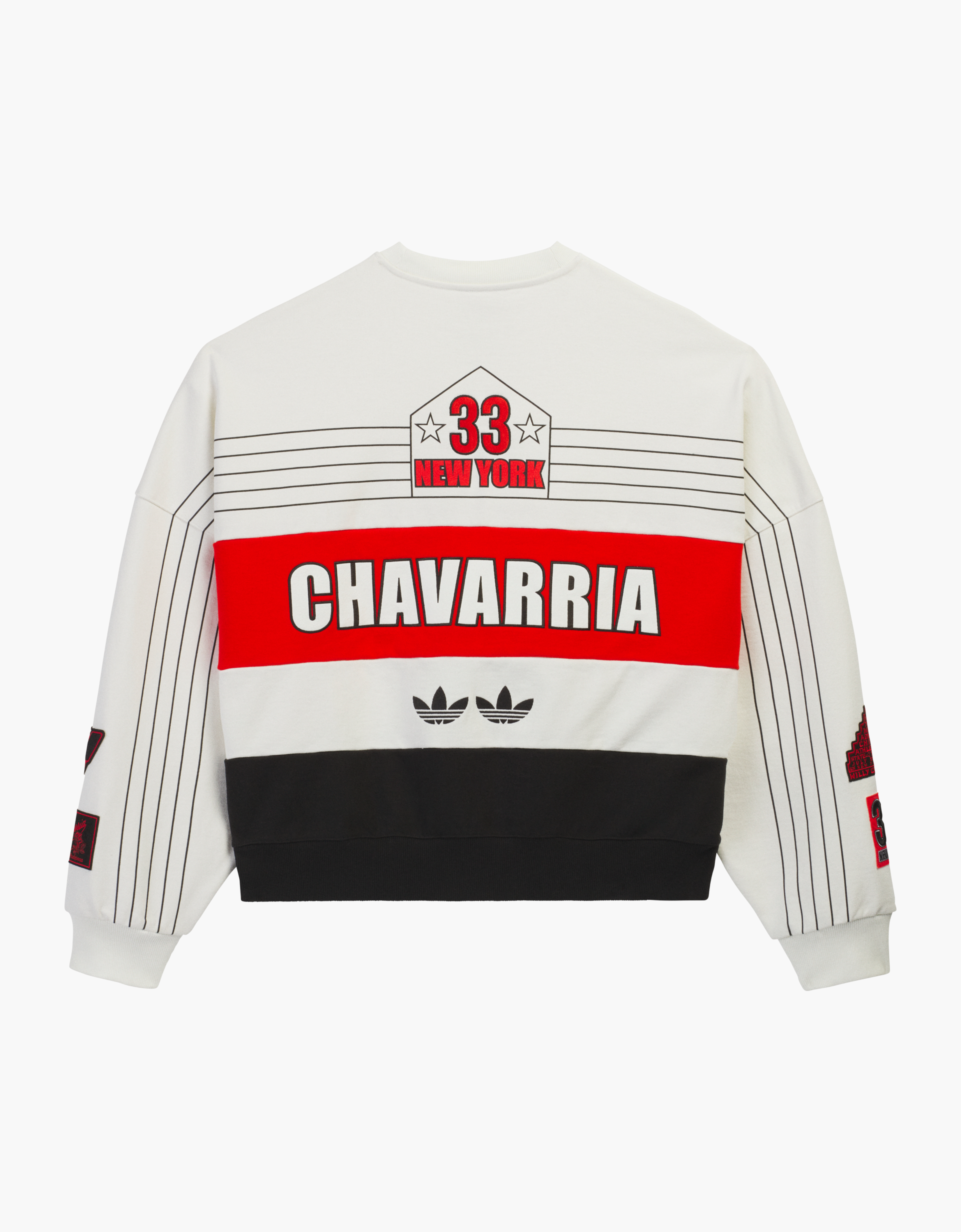 Sudadera cuello redondo "CHAVARRIA NY" - aWC