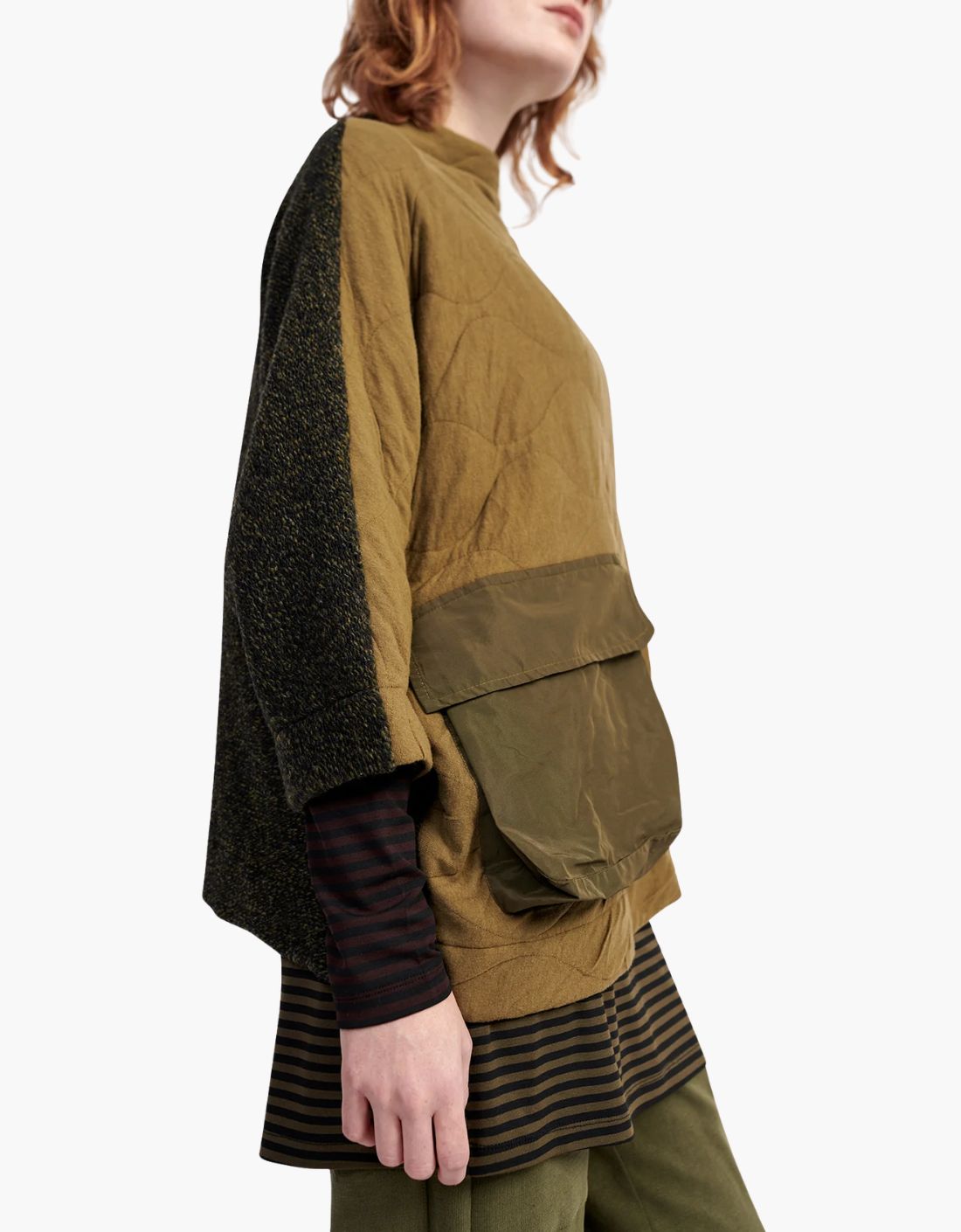 Jersey estructural en punto acolchado "Sah"