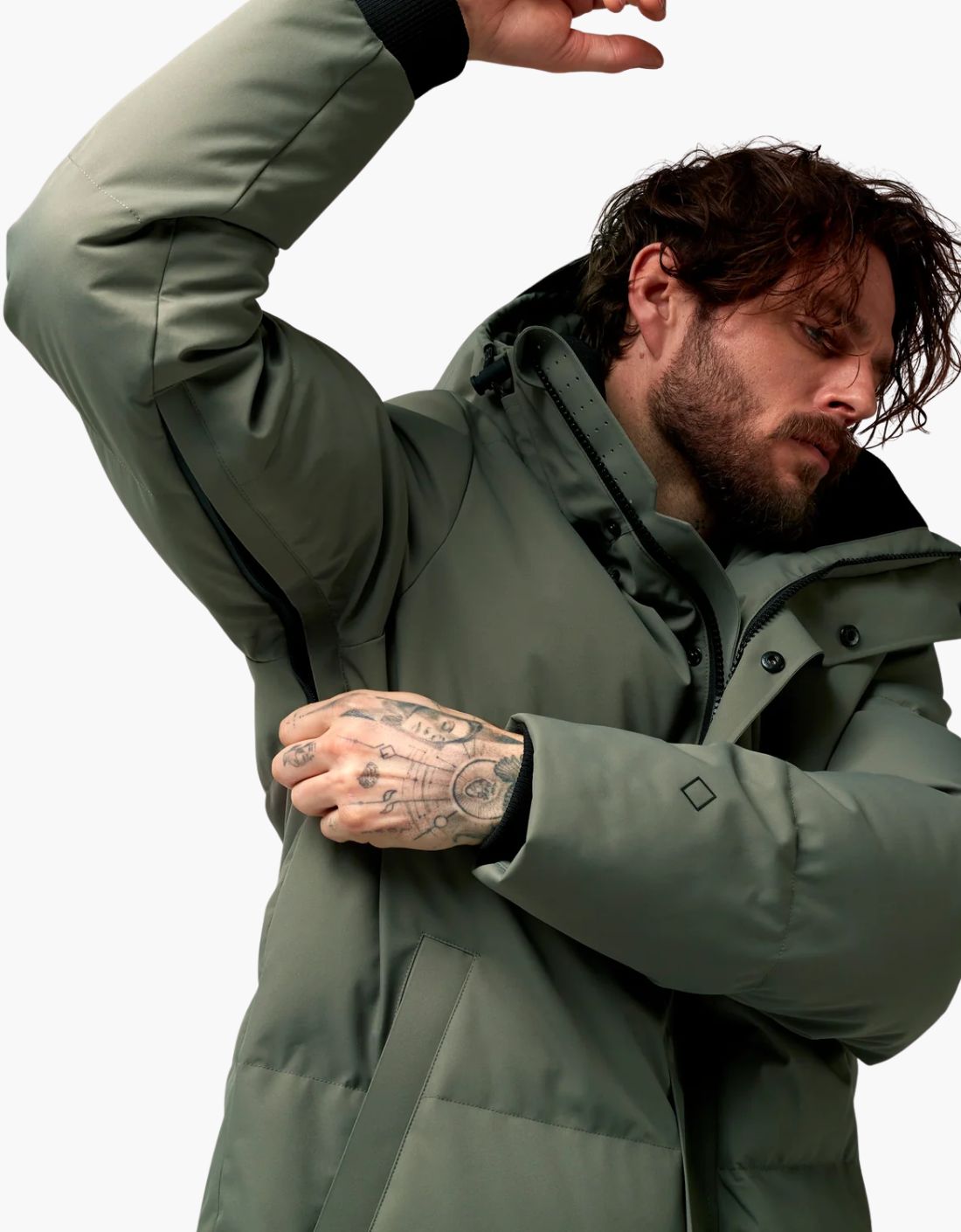 Abrigo impermeable acolchado "Bayu"