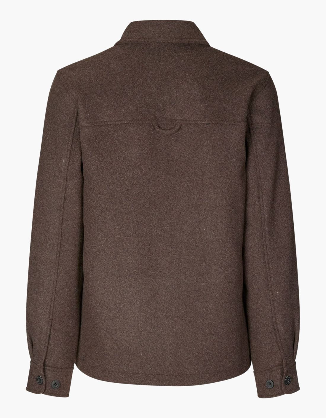 "Pally" wool overshirt jacket