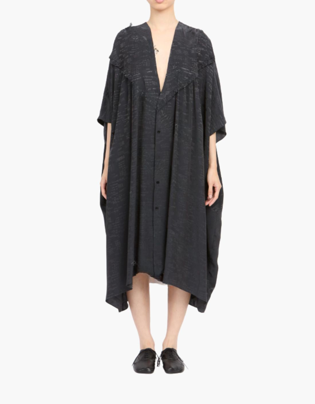 Vestido midi camisero jacquard - MM6