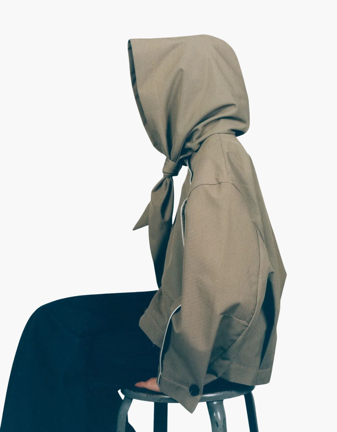 Parka envolvente "Houndstooth"