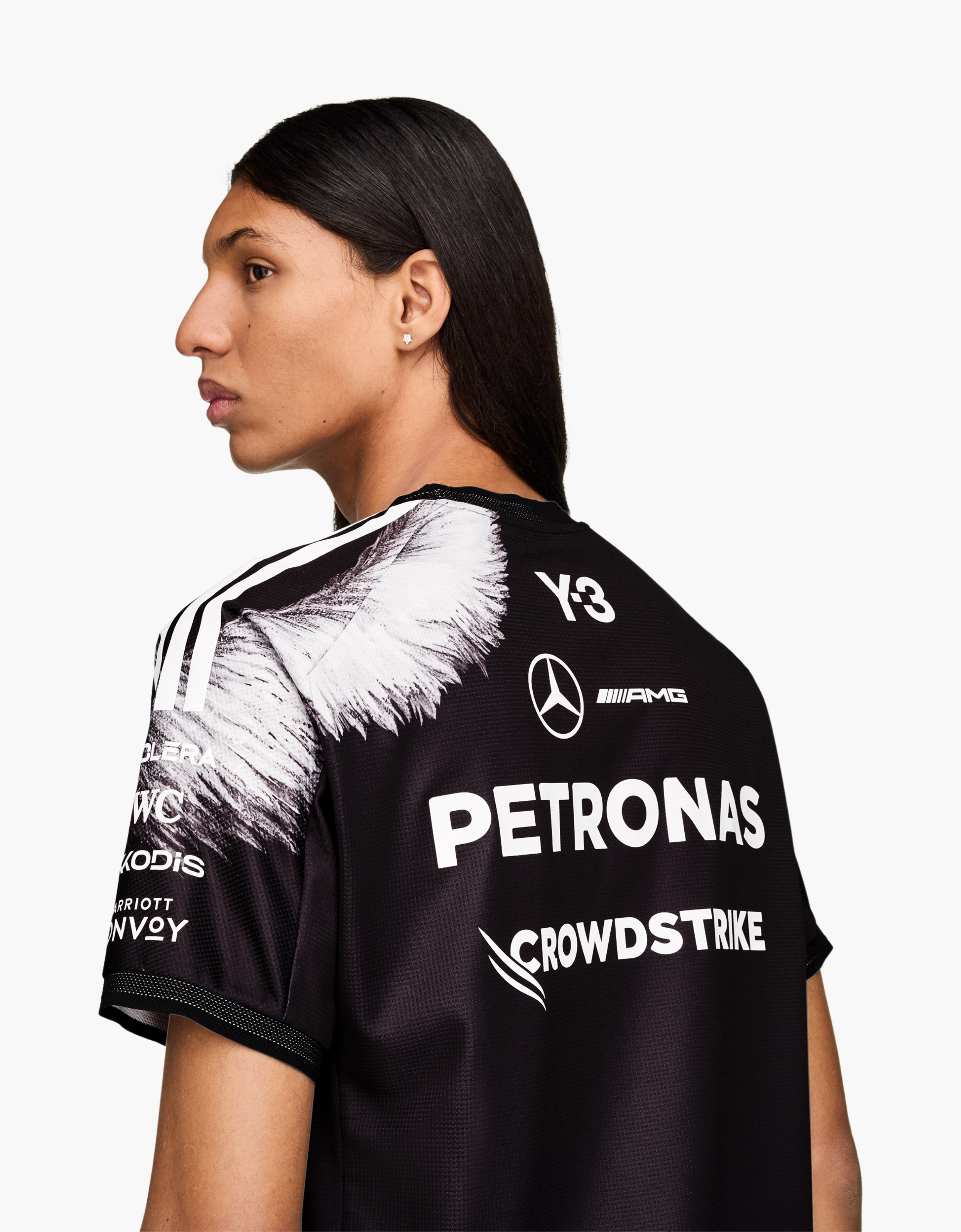 Camiseta transpirable "Mercedes Wolf" - MERCEDES F1 X Y-3