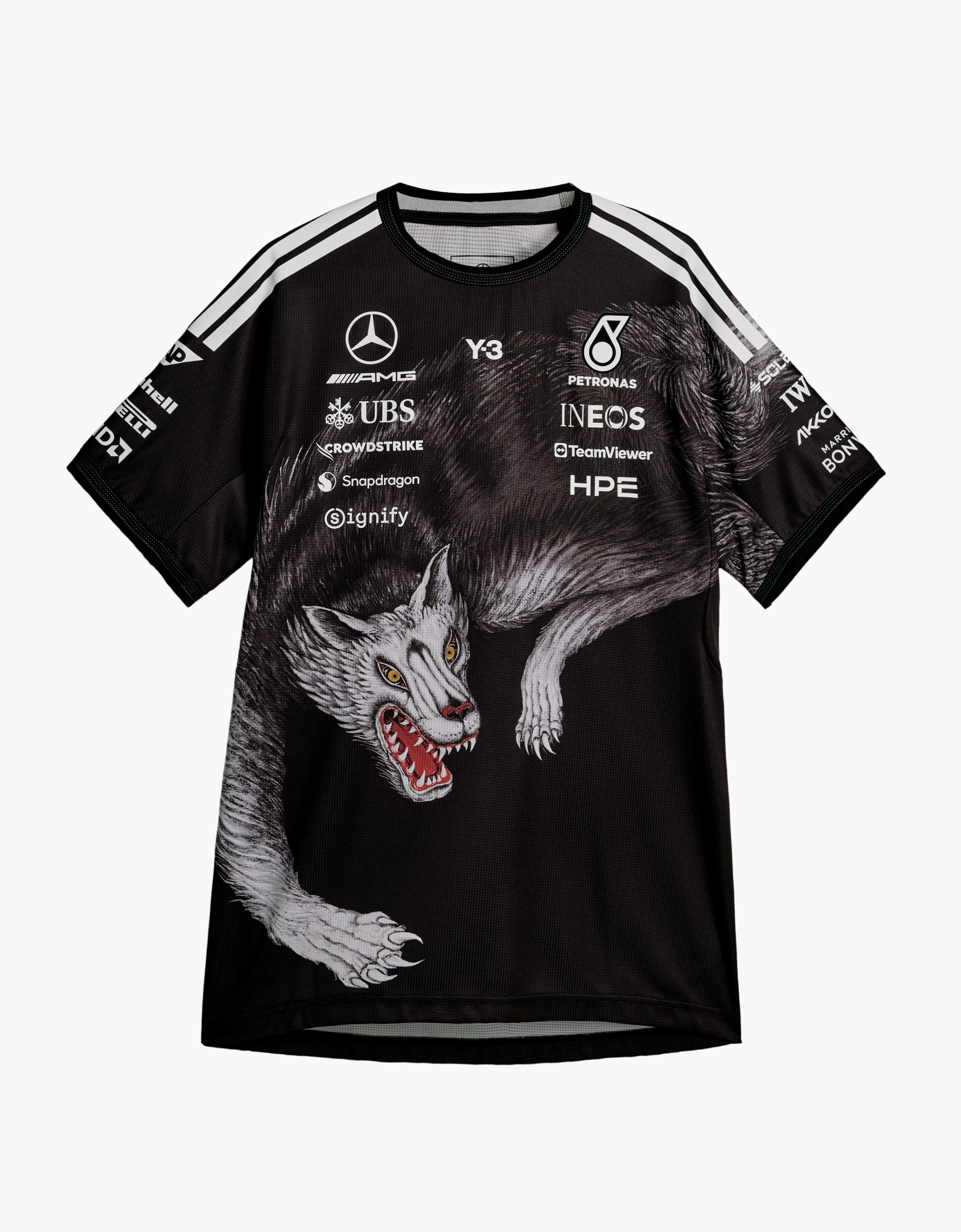 Camiseta transpirable "Mercedes Wolf" - MERCEDES F1 X Y-3