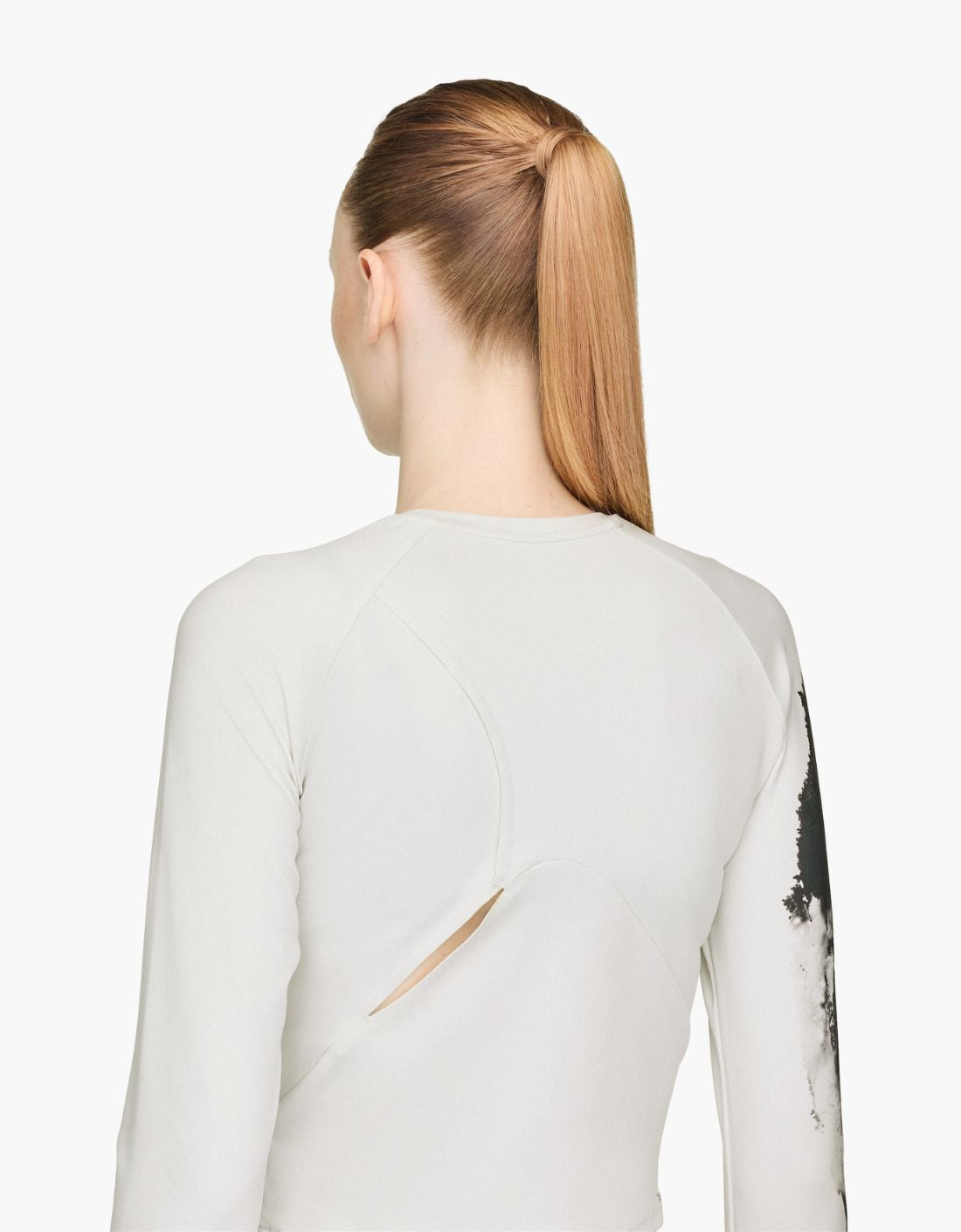 Camiseta crop "Ambar Orbgry" Y-3