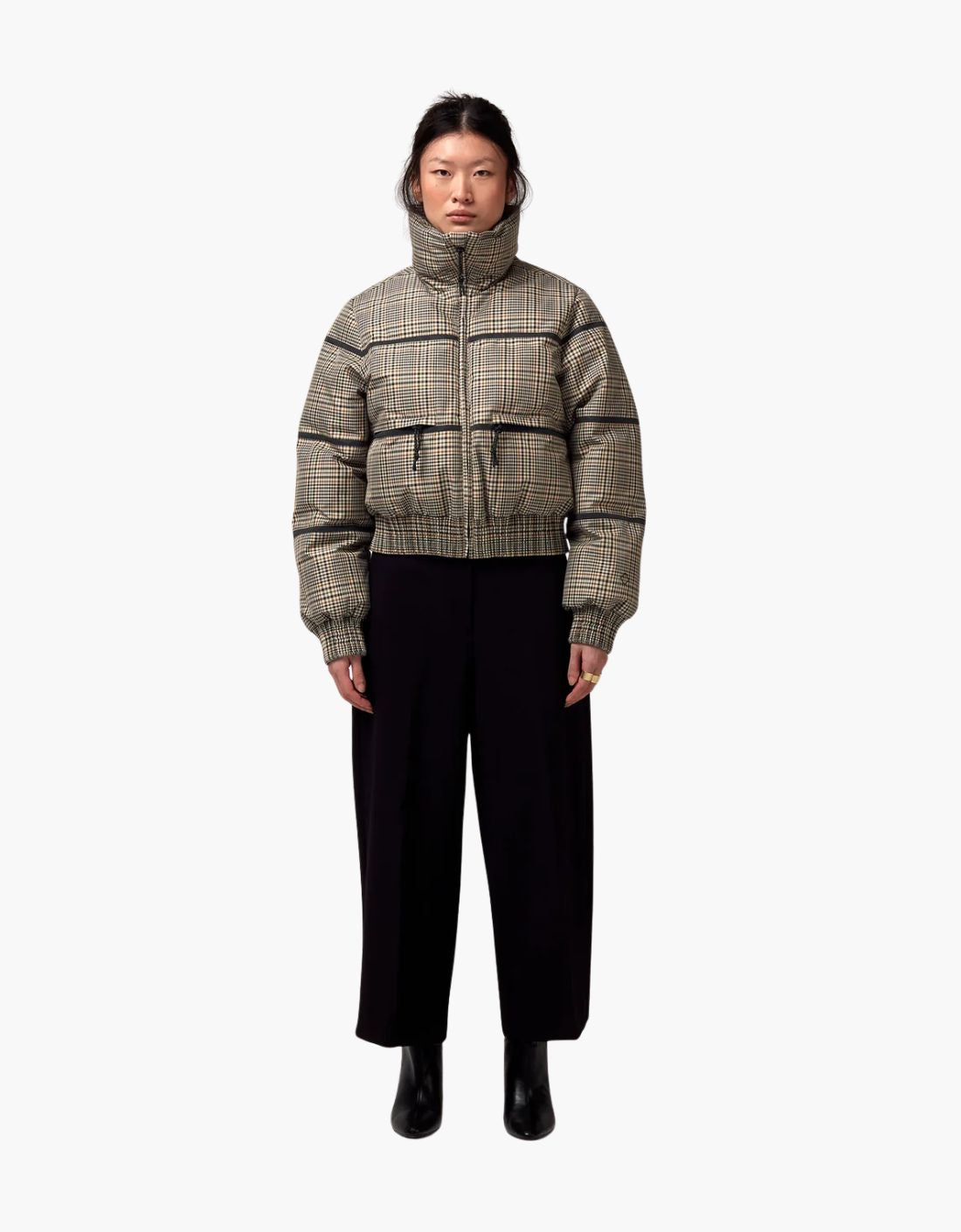 Abrigo acolchado "Amaya Classic Check"