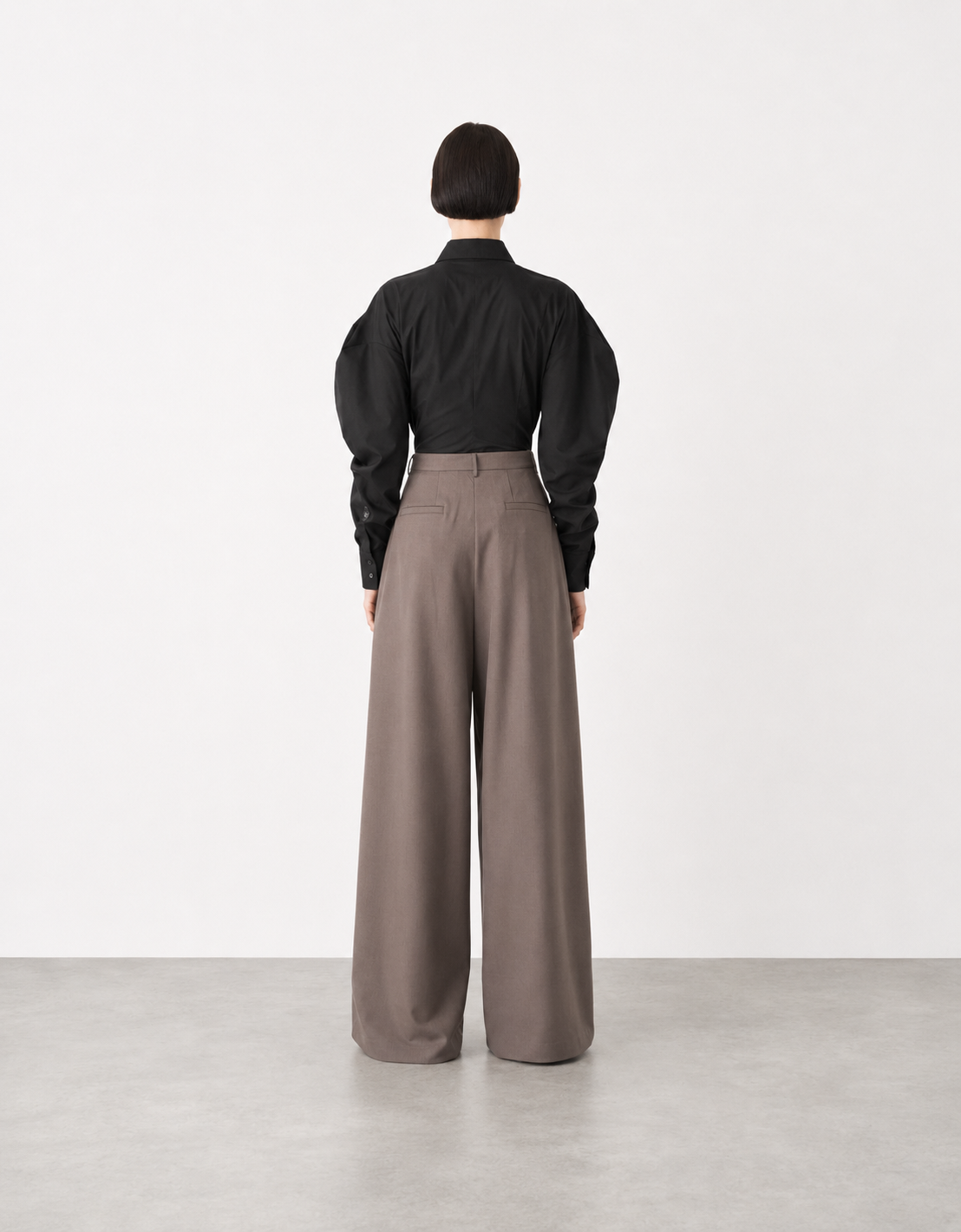 Pantalones con pinzas "Fango"