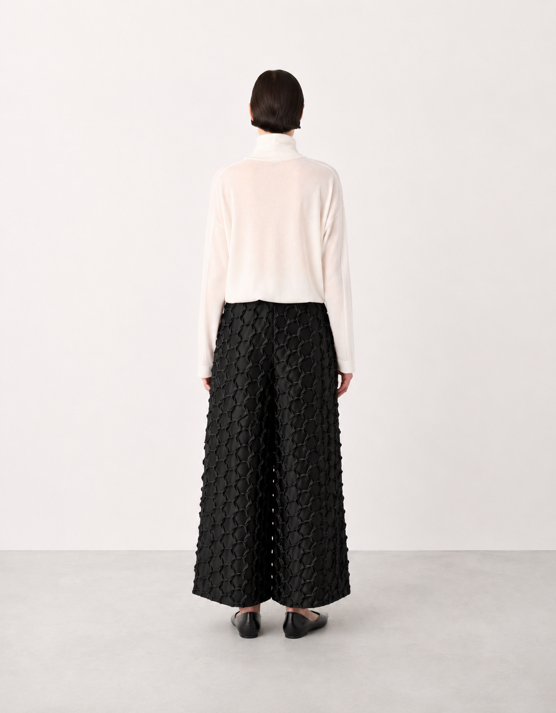 Pantalones satinados "Geometric"