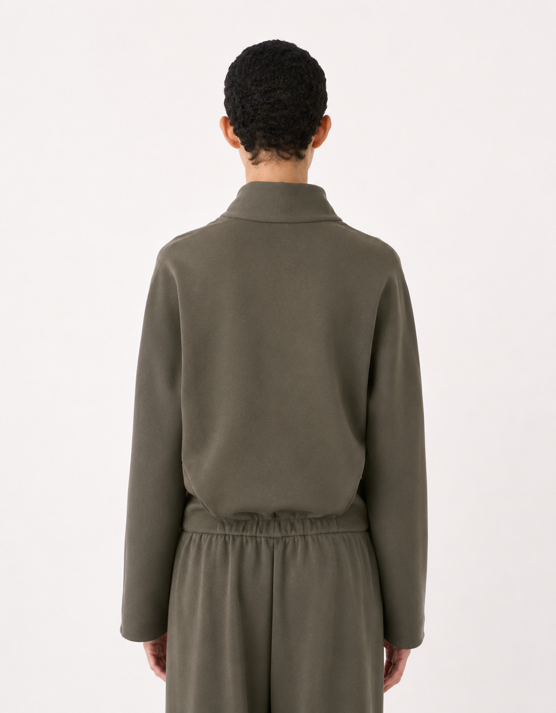 Sudadera cuello pico