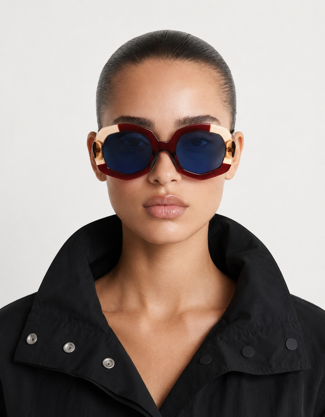 Gafas "Amy Burgundy Coral"