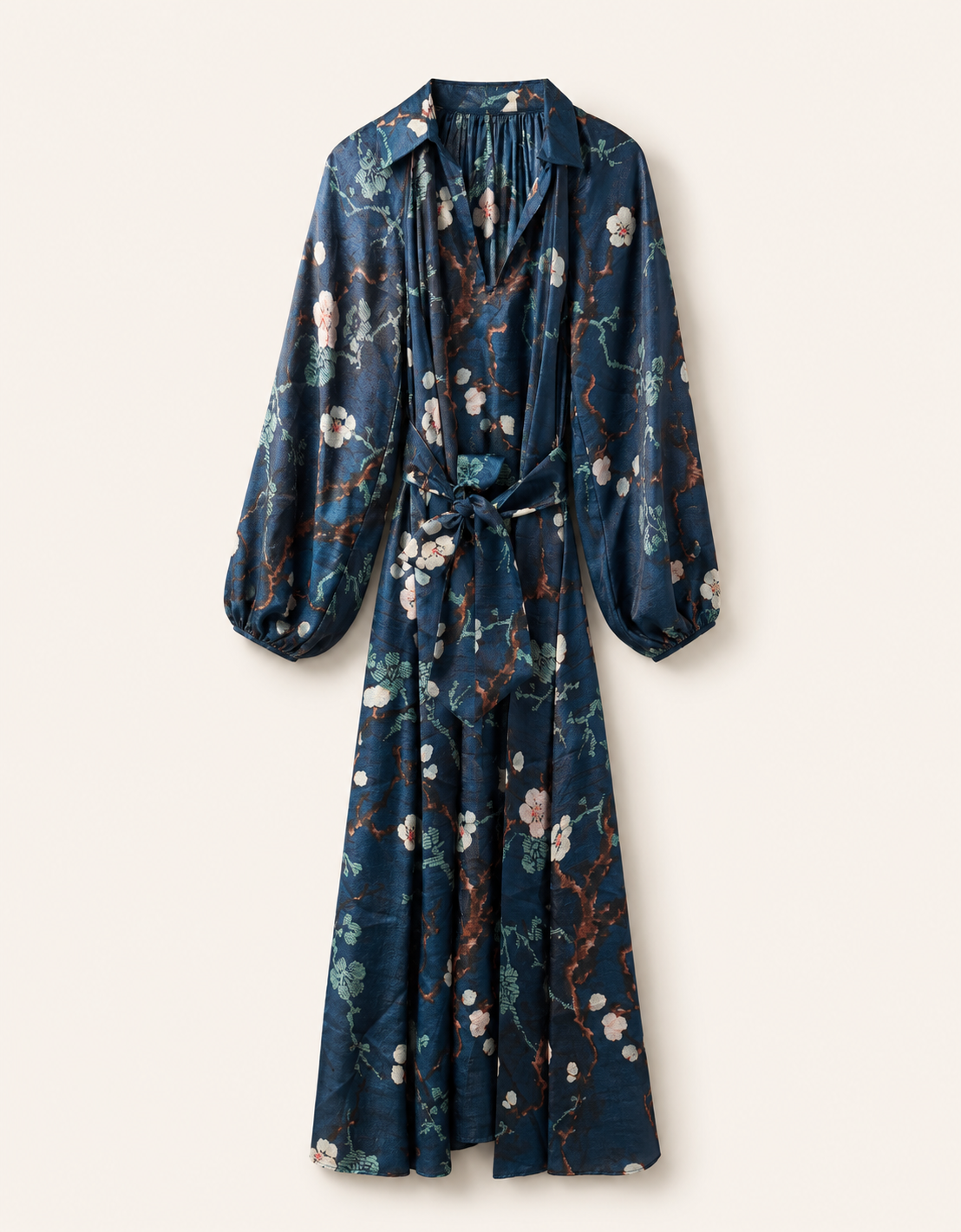 Vestido estampado japones "Almond Blossom"