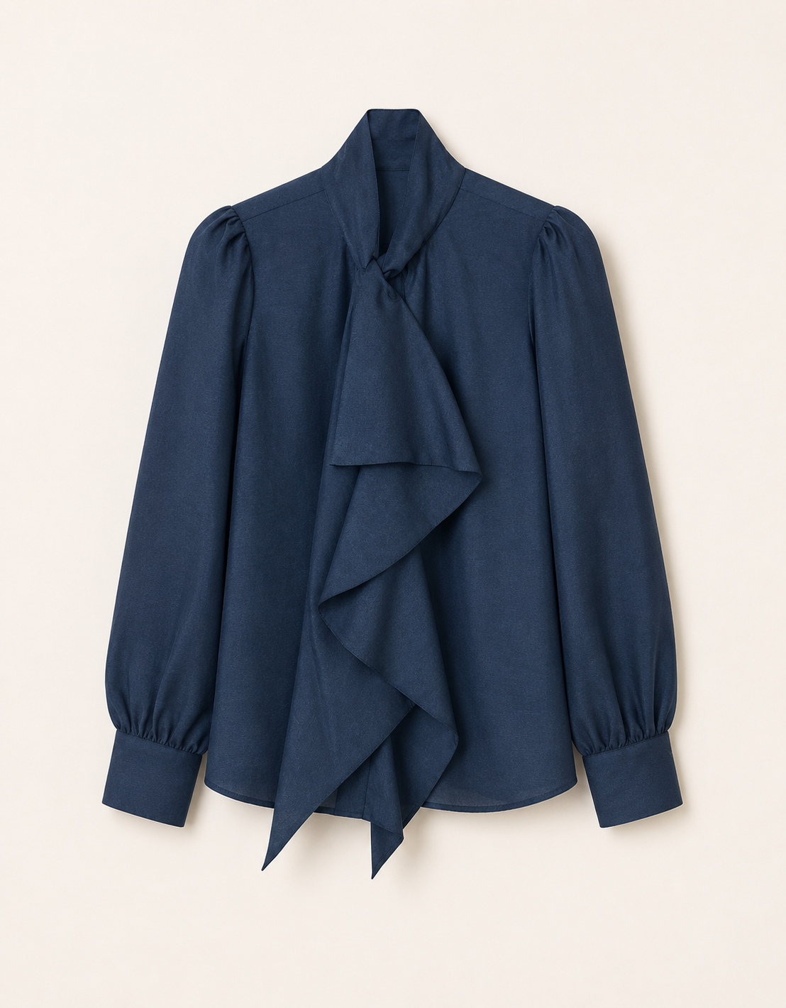 Camisa con volante "Night"