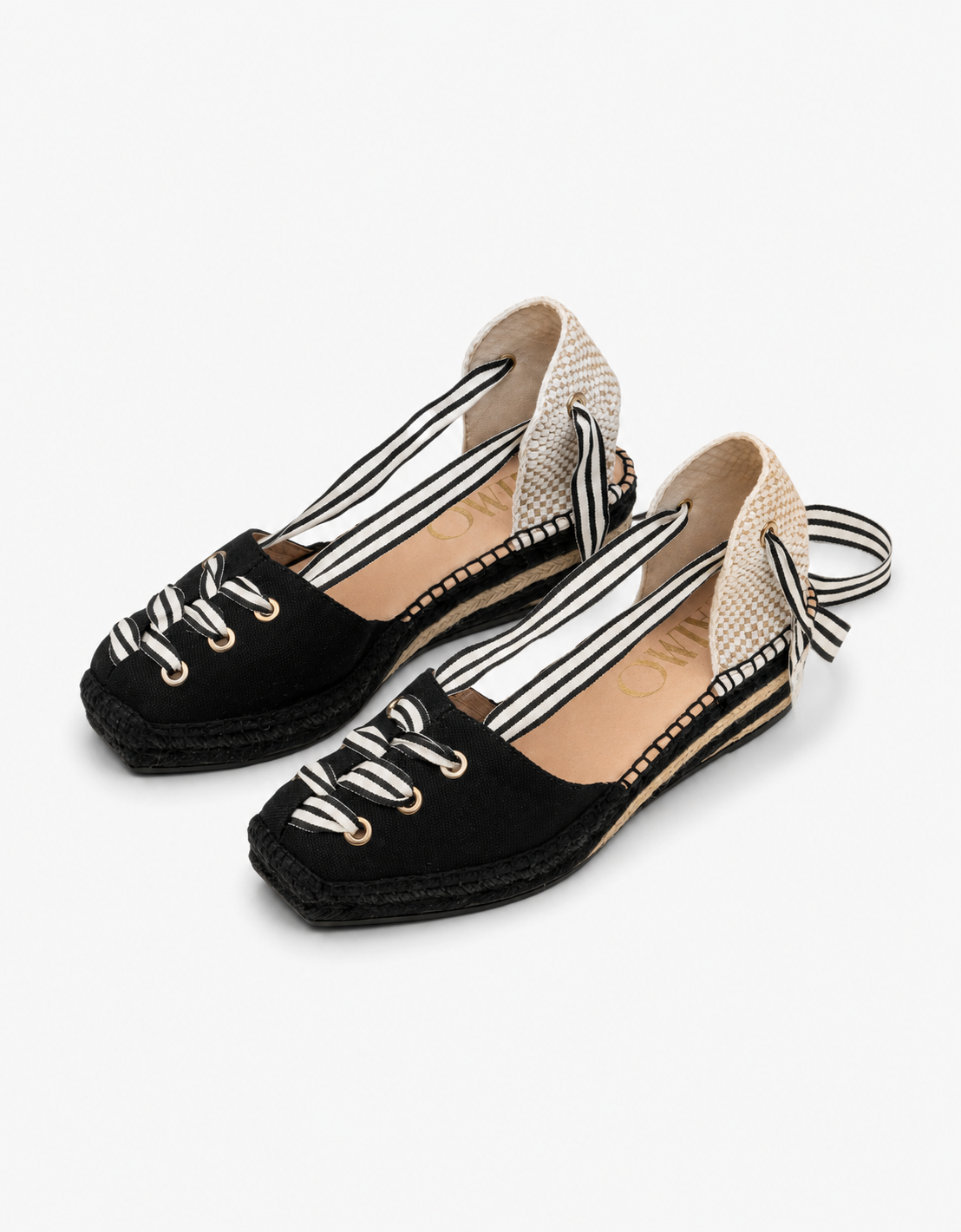 Two-tone "Virgine" espadrille