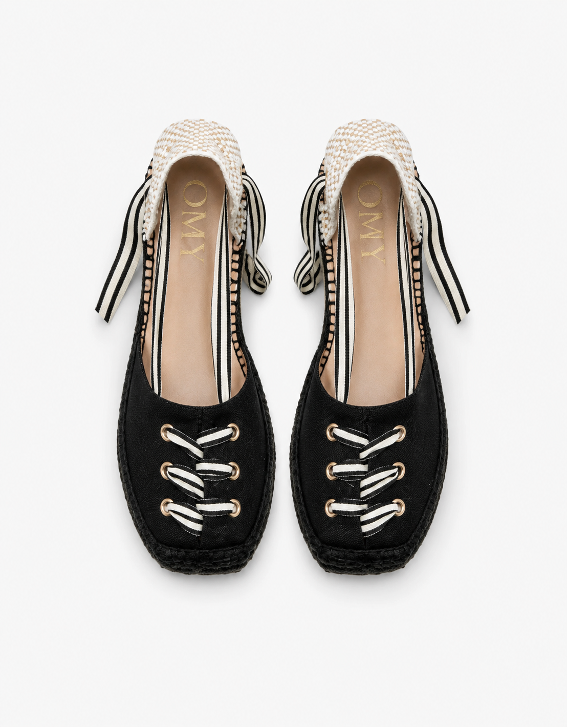 Two-tone "Virgine" espadrille