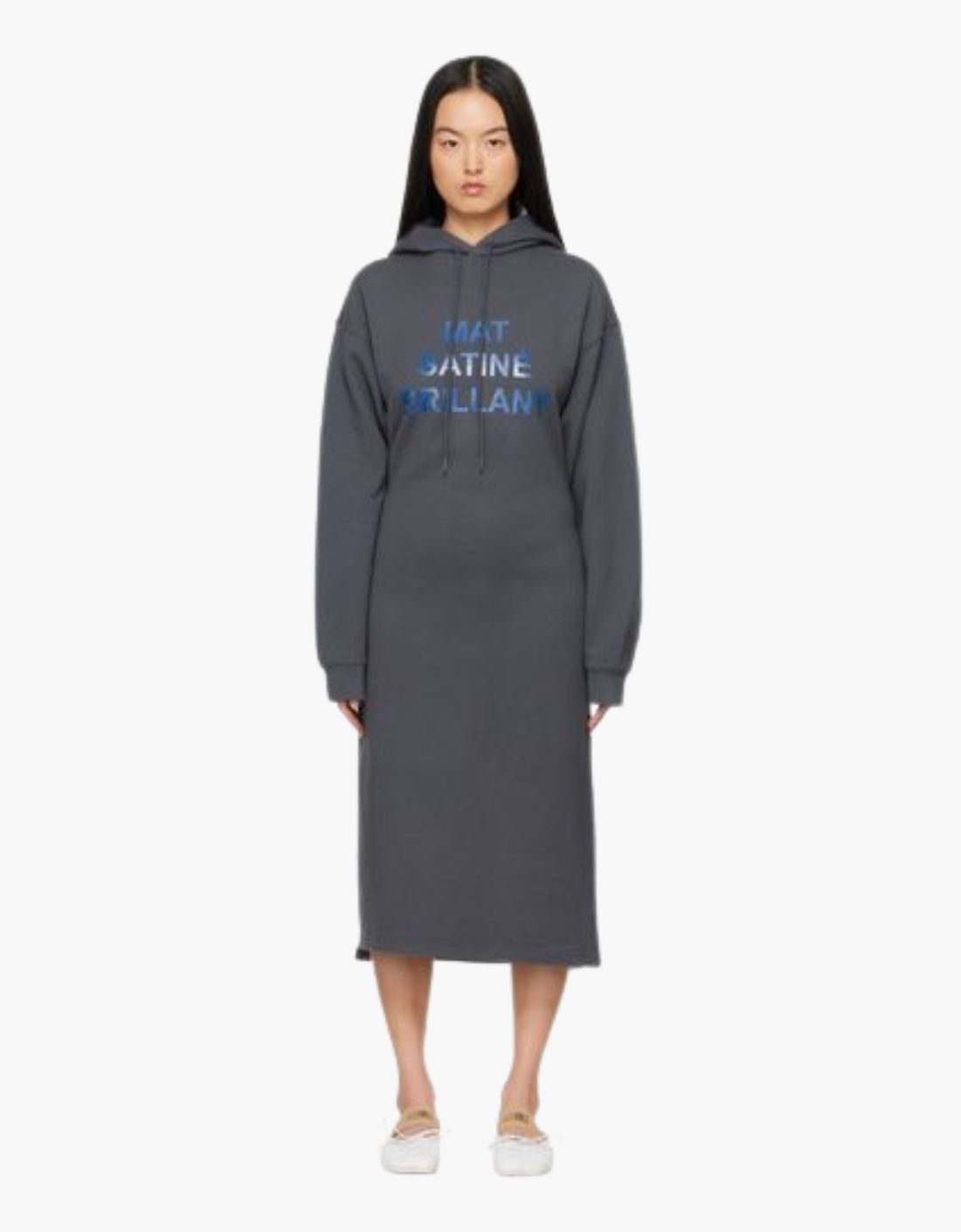 Sudadera vestido "Mat Satine Brilliant" - MM6