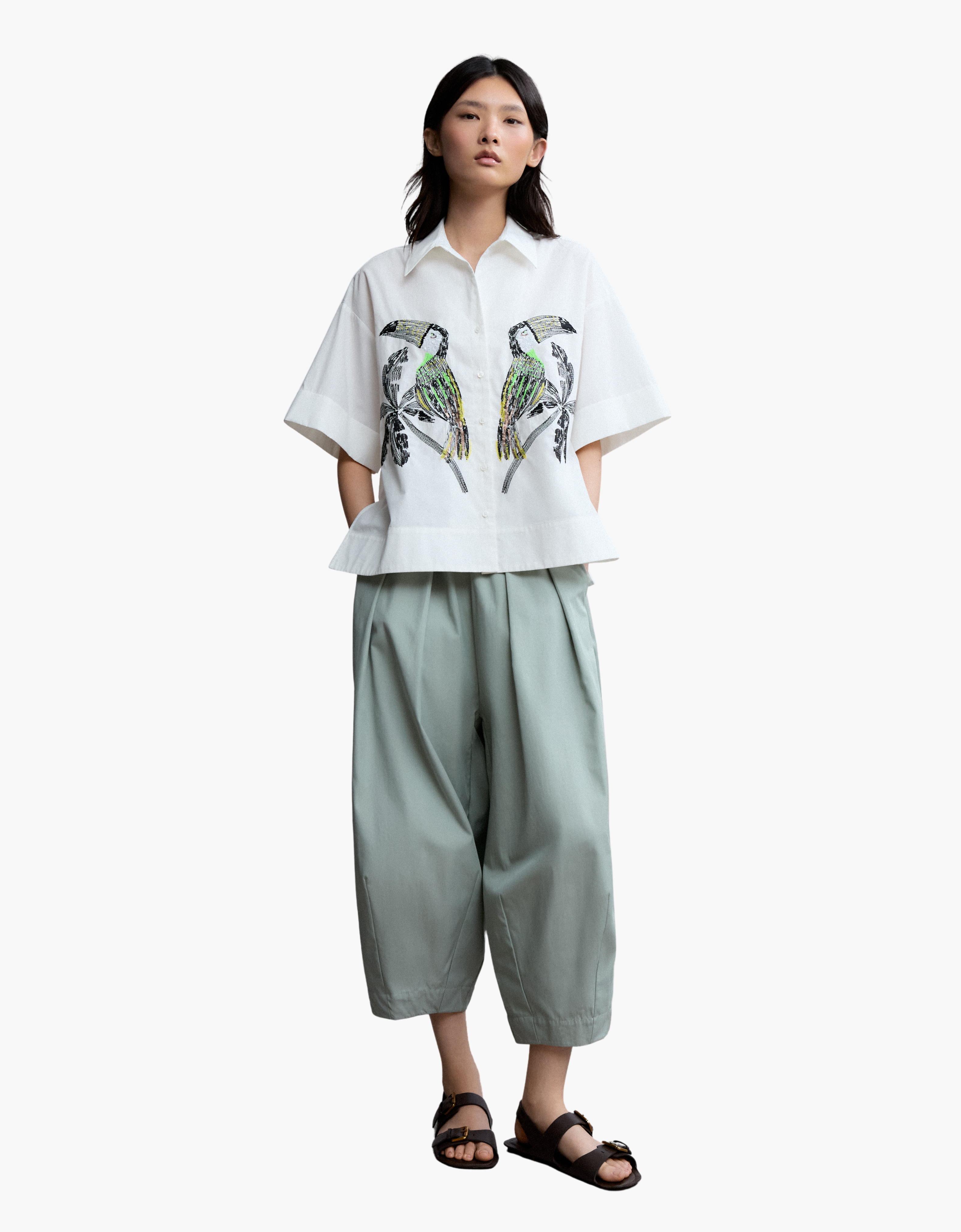 Pantalón balloon goma