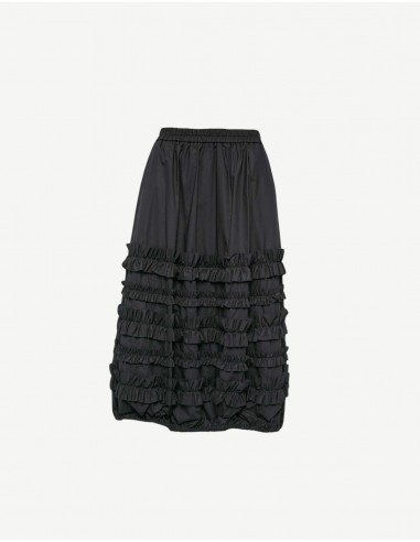 Falda Volantes Black