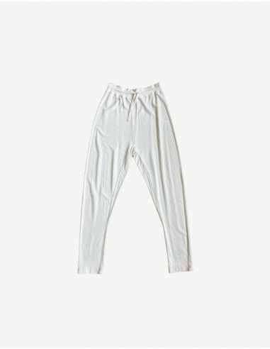 Pantalón Jogger de punto blanco