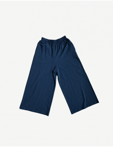 Pantalón cropped navy