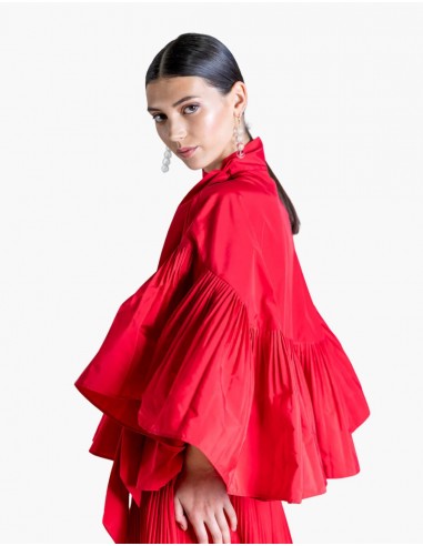 Poncho taffeta lazo