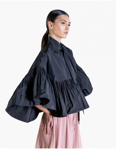 Poncho taffeta lazo