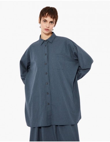 Camisa oversize morto checkered cuadros